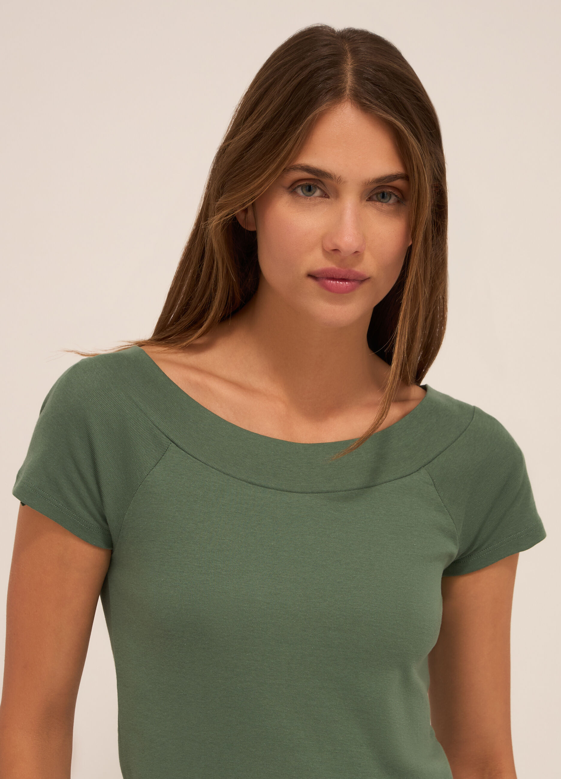 T-shirt in puro cotone donna_2