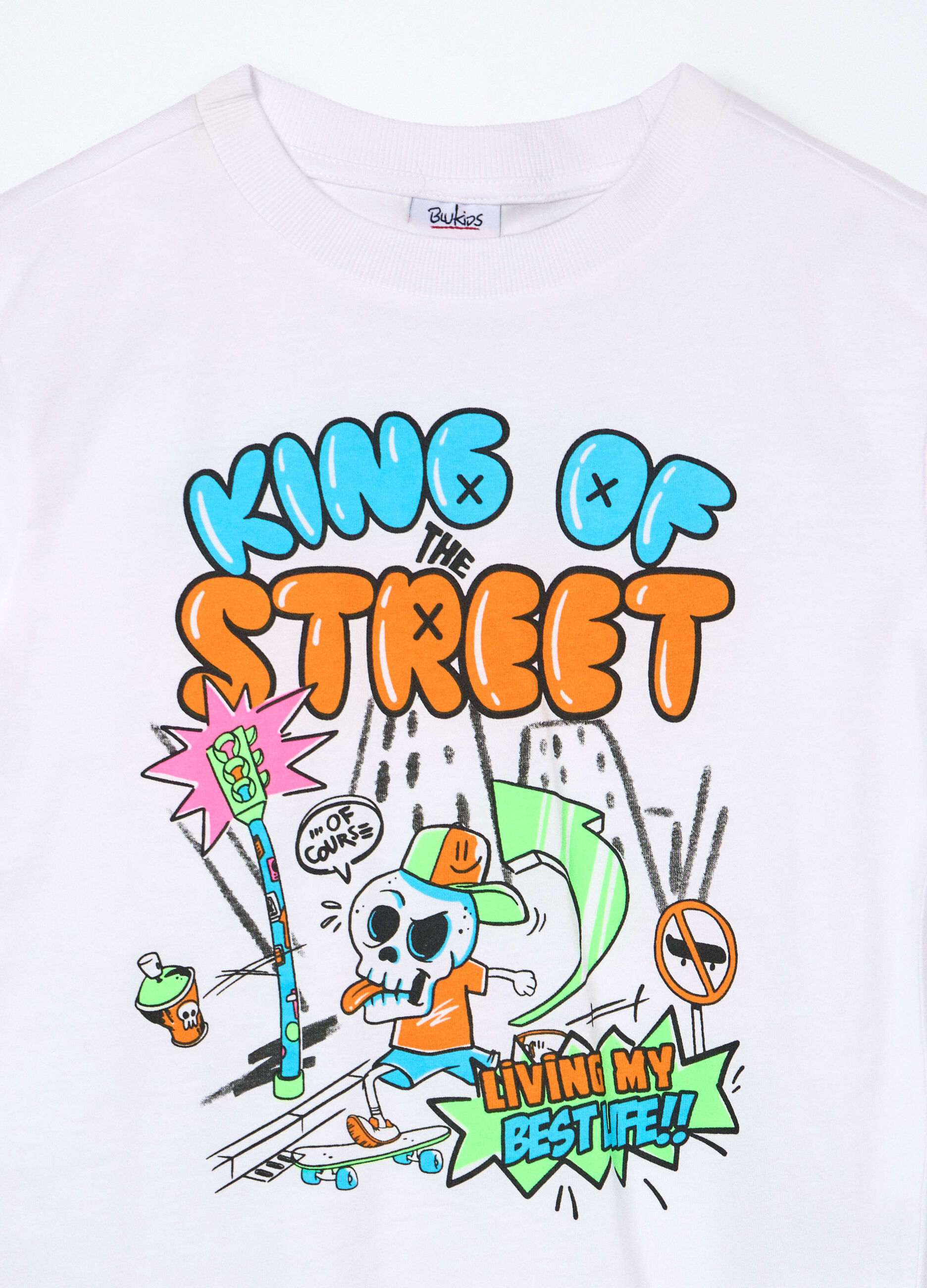 T-shirt in jersey di puro cotone bambino_2