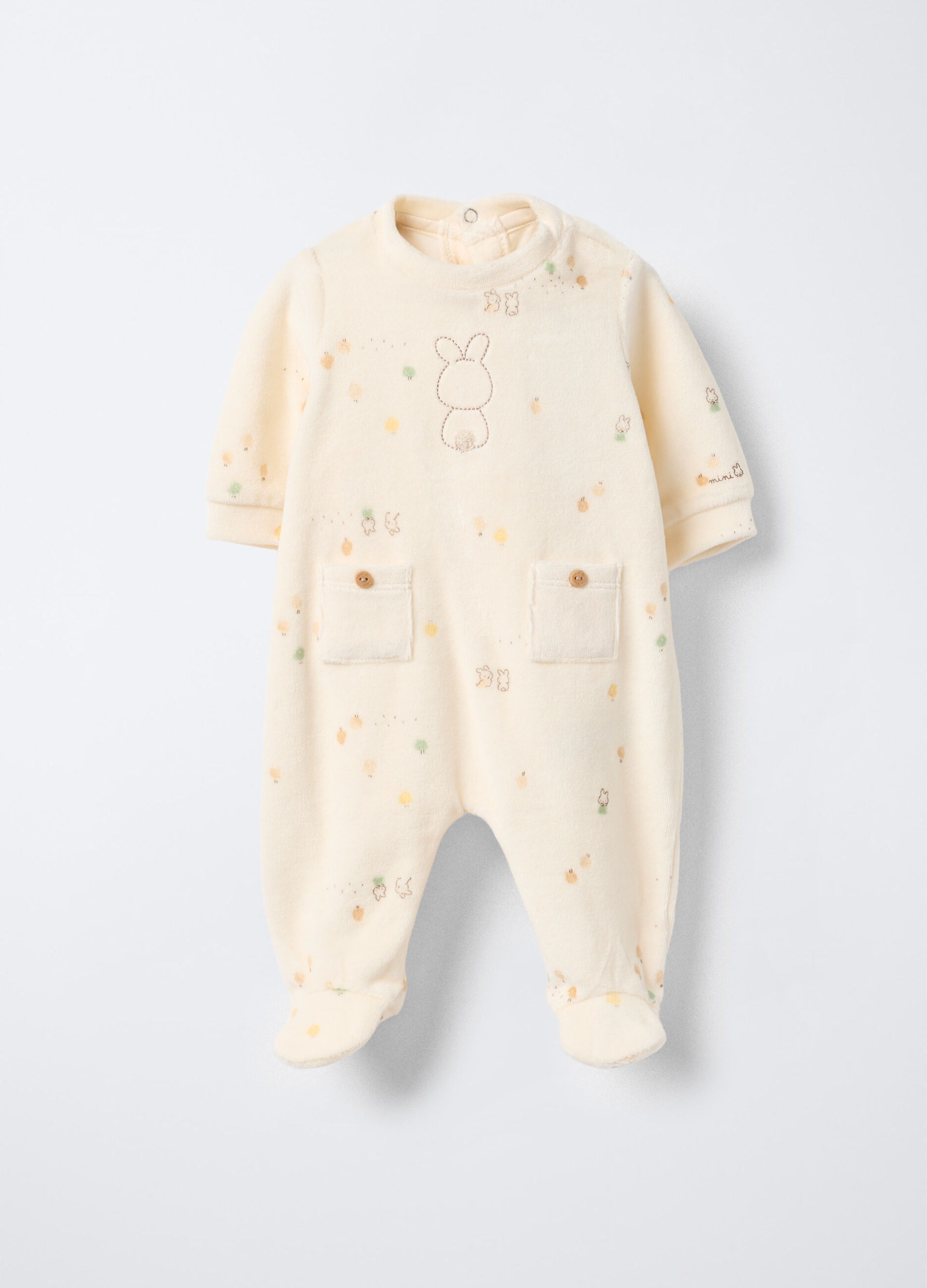 Tutina velour neonato_0