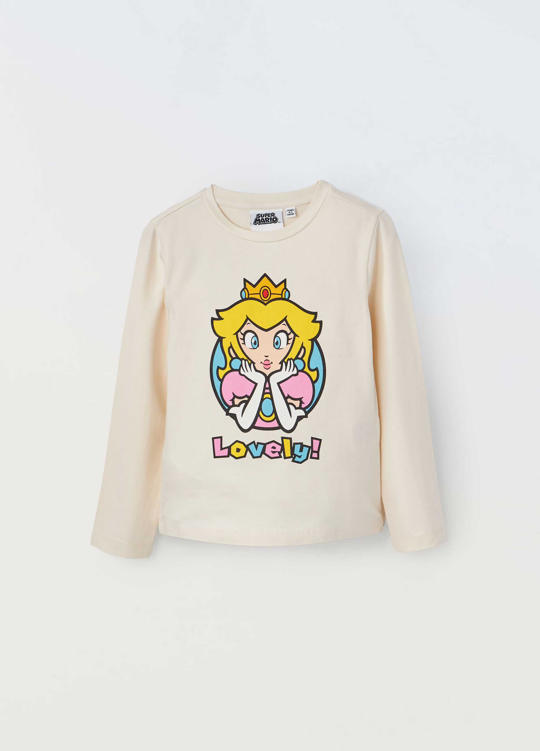 T-shirt a maniche lunghe in jersey stretch bambina_0