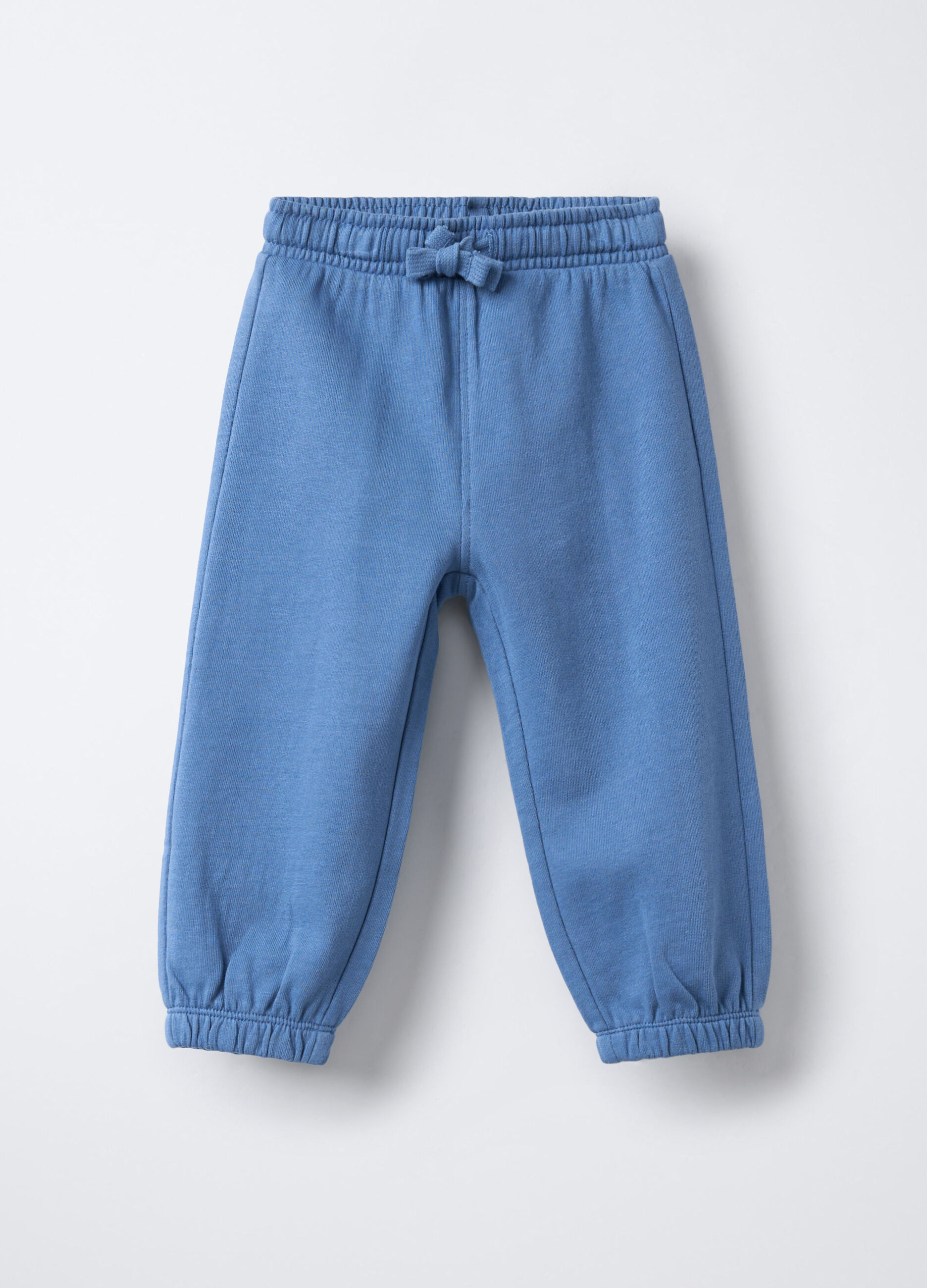 Jogger in puro cotone garzato Comfort Fit bimbo_0