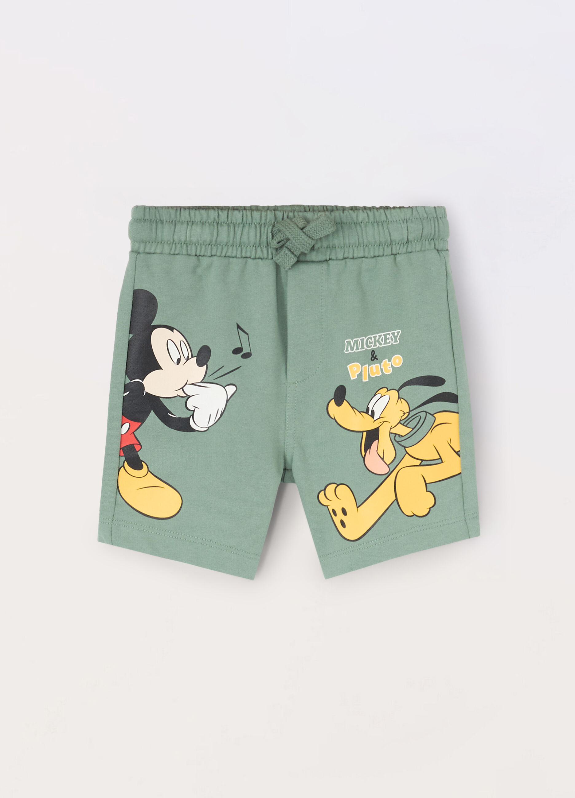 Shorts in french terry di puro cotone neonato