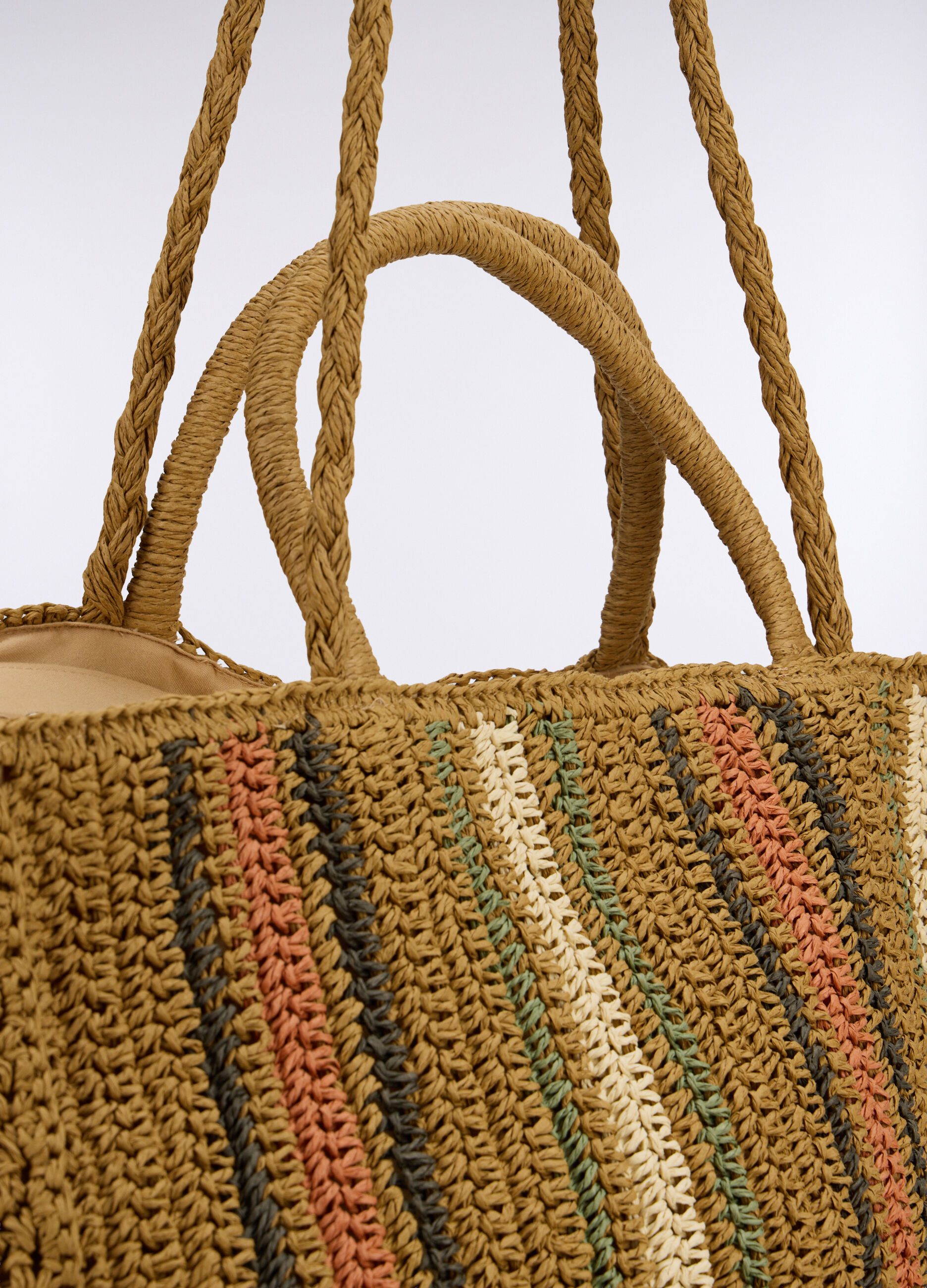 Borsa mare a righe donna_1