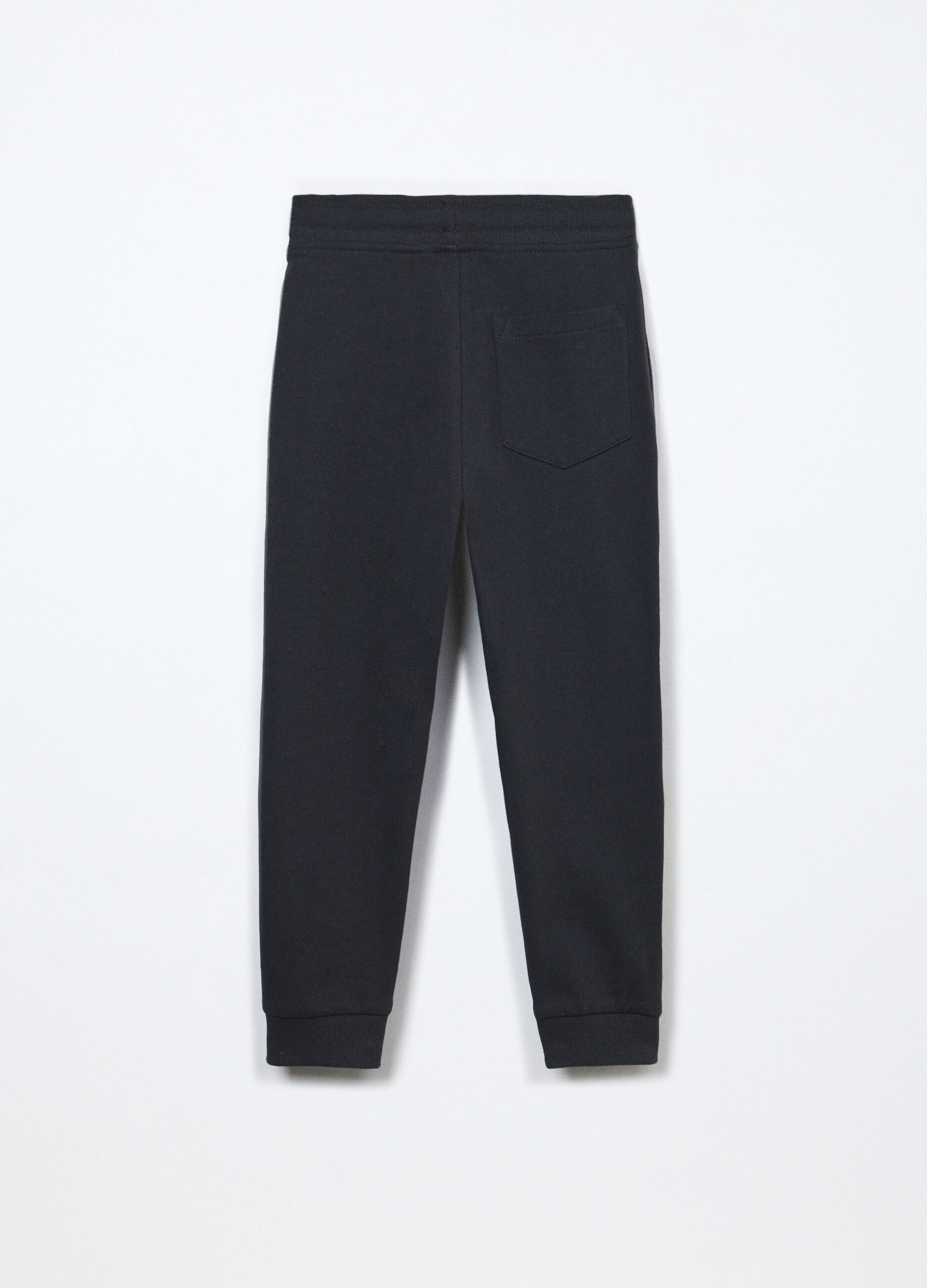 Jogger in french terry di puro cotone bambino_1