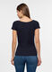 T-shirt con scollo a barchetta donna_1