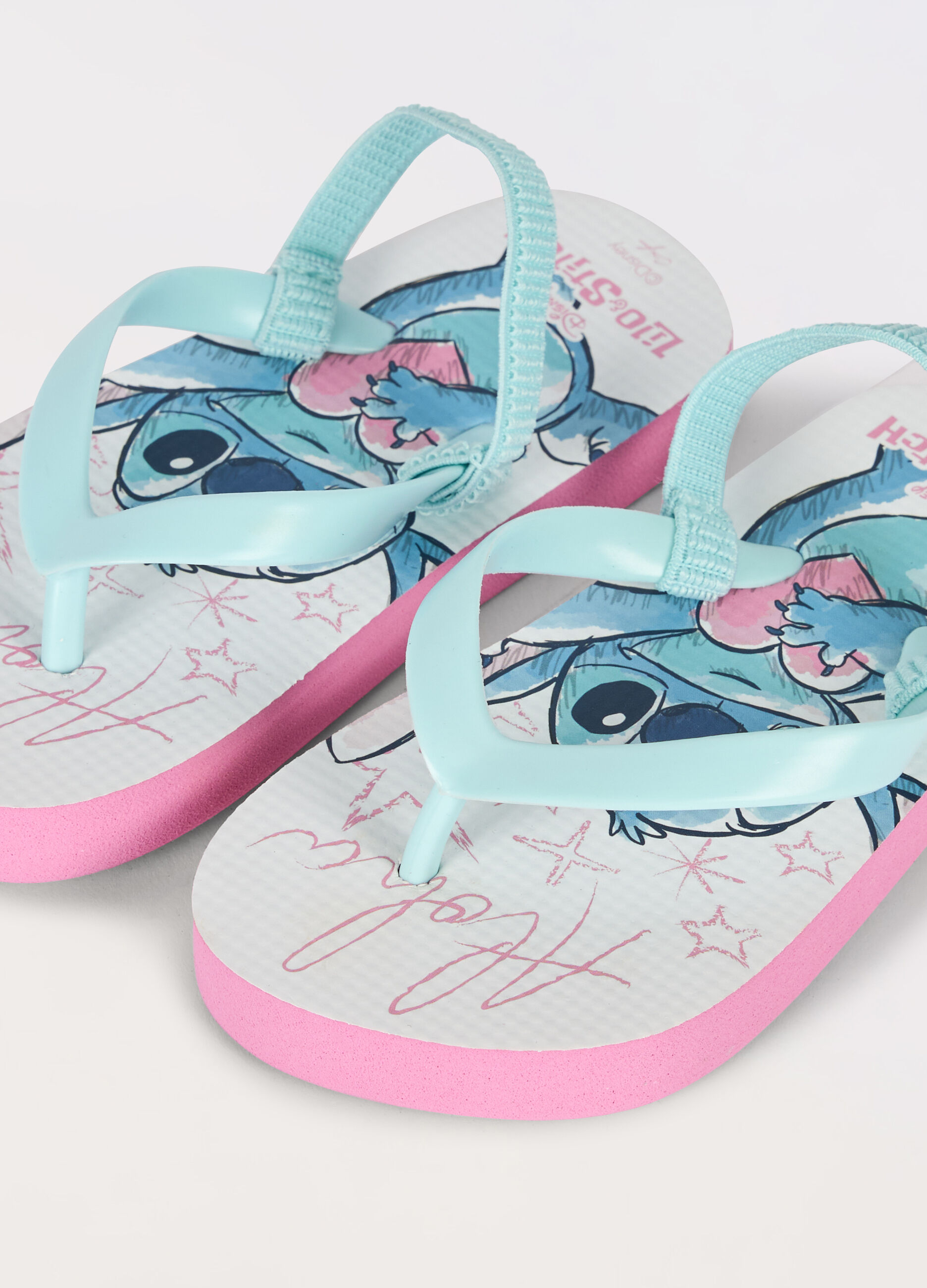 Flip-flop con stampa bambina_1