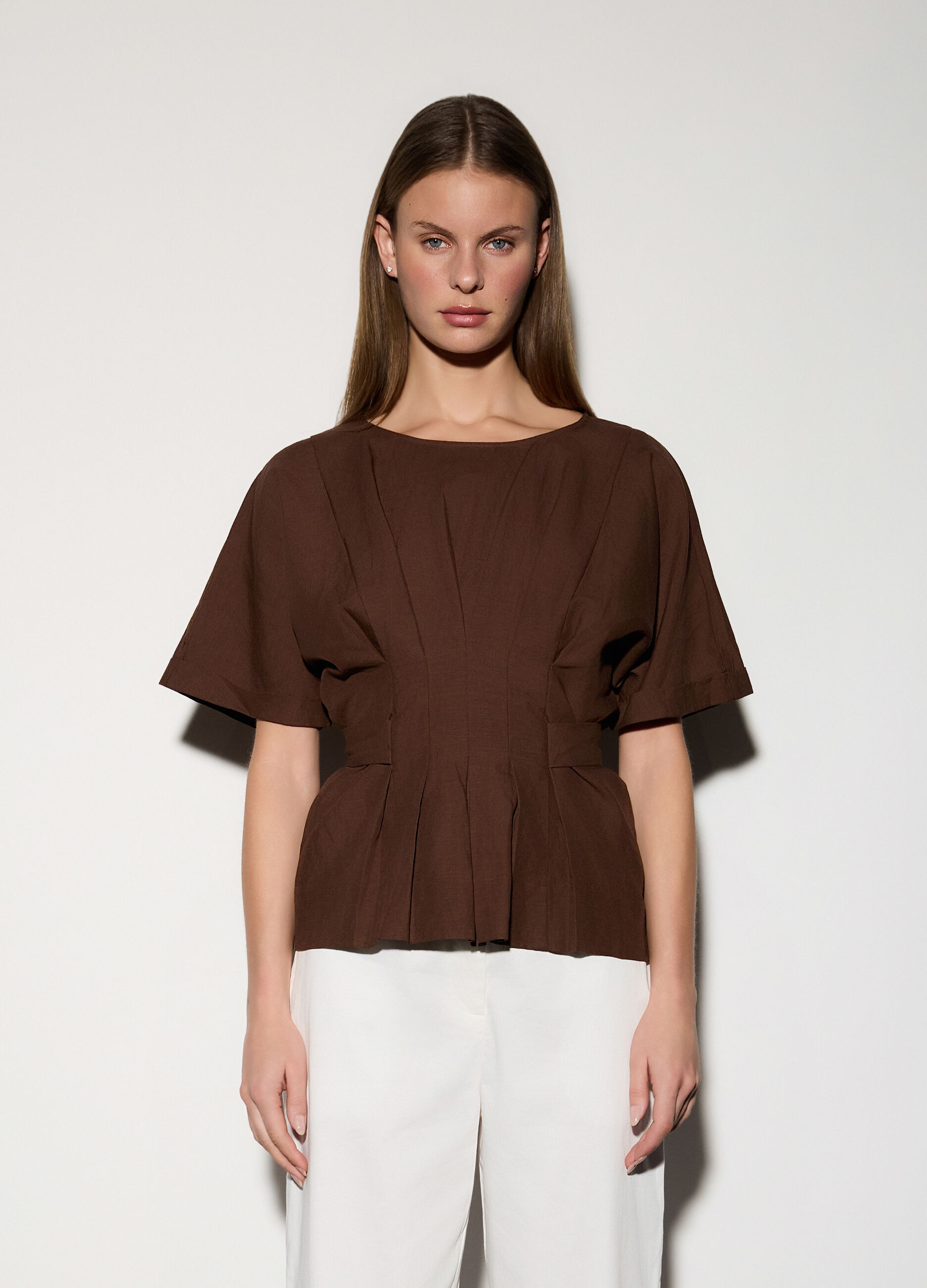 T-shirt girocollo donna_1