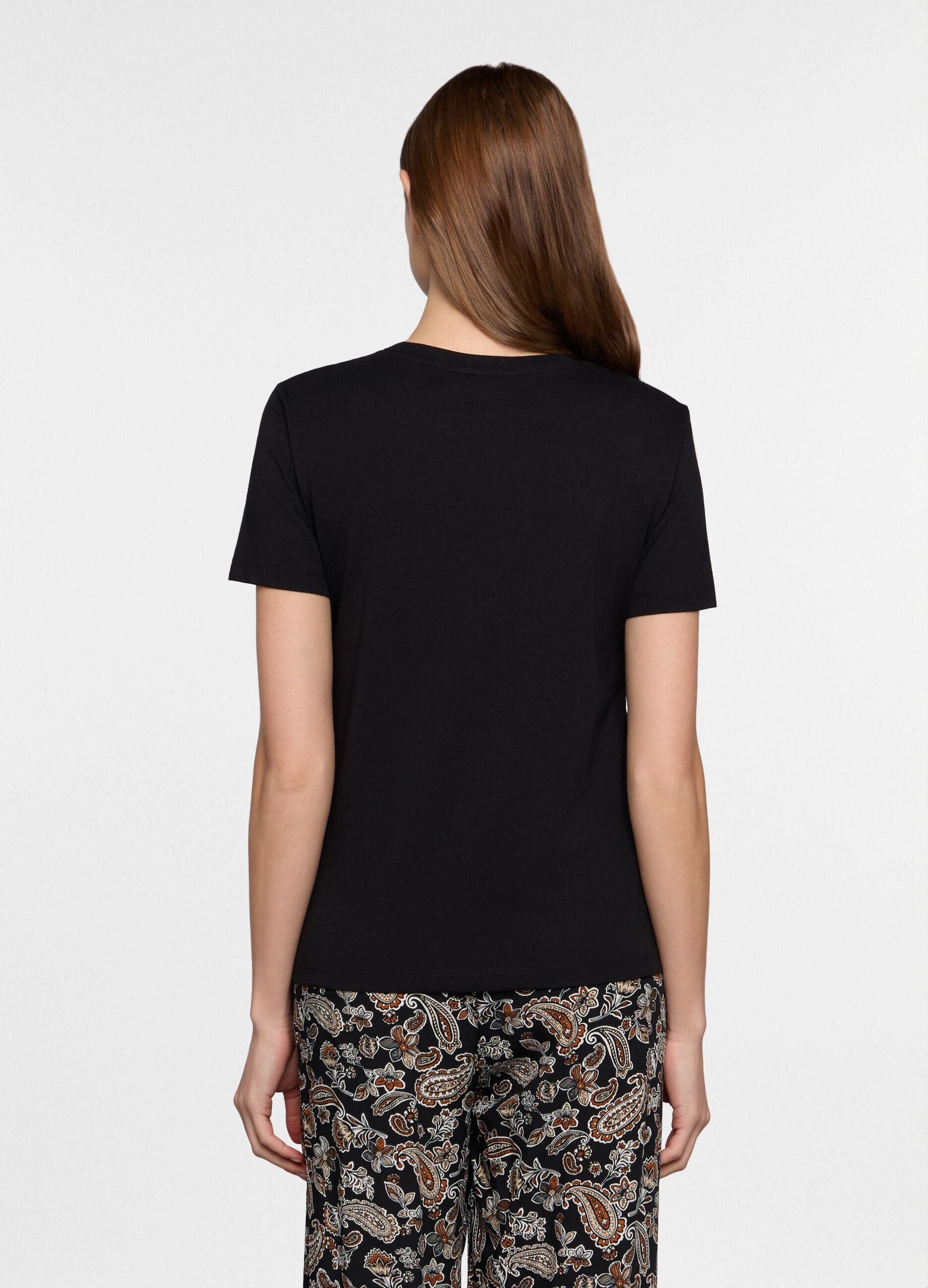 T-shirt girocollo donna _1