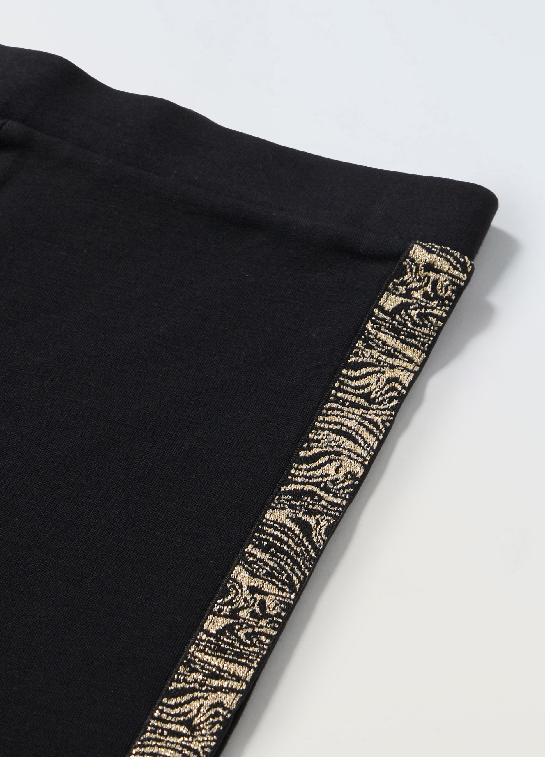 Leggings in french terry di cotone stretch ragazza_1