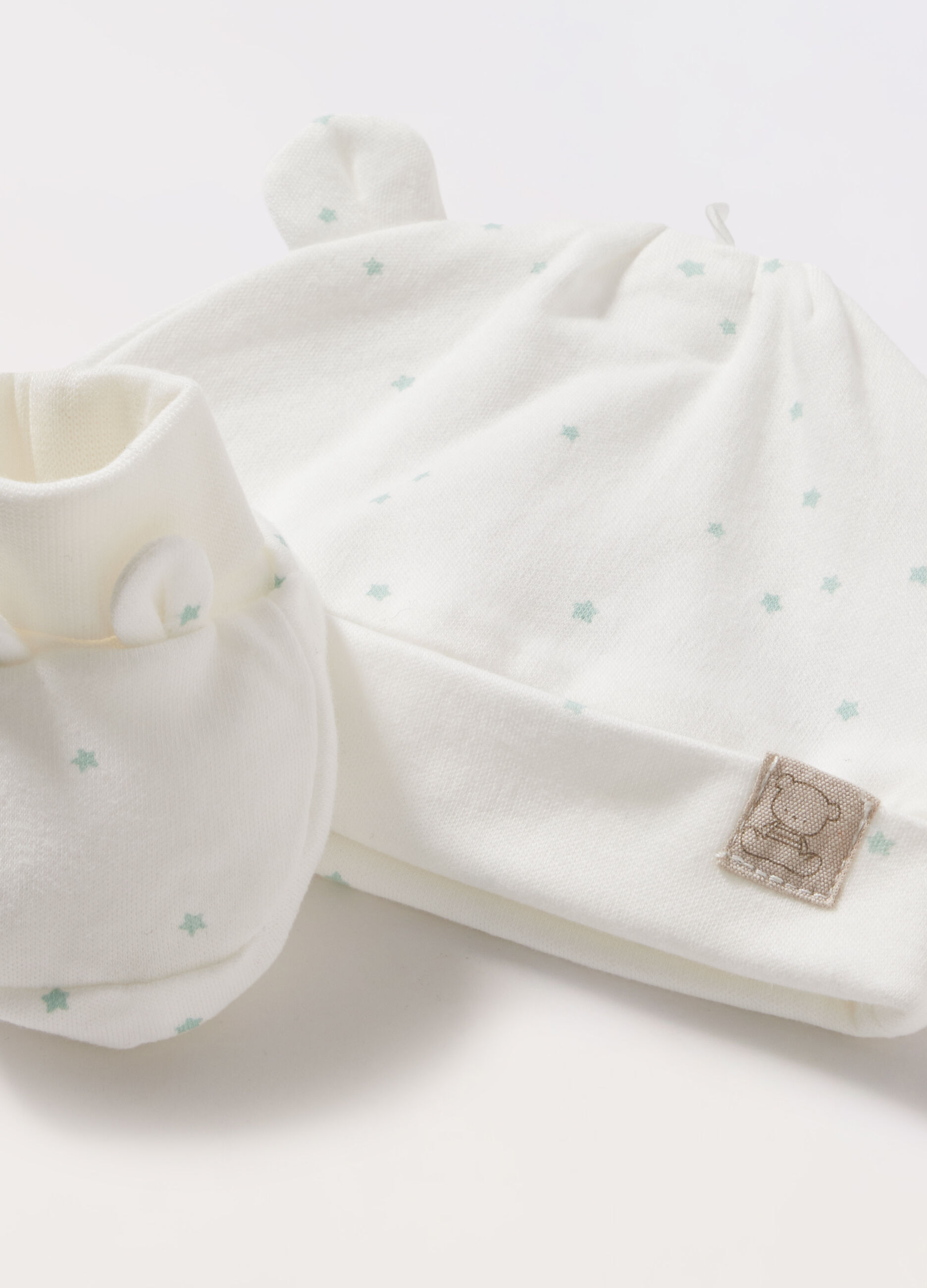Set berretto + scarpette neonato_1