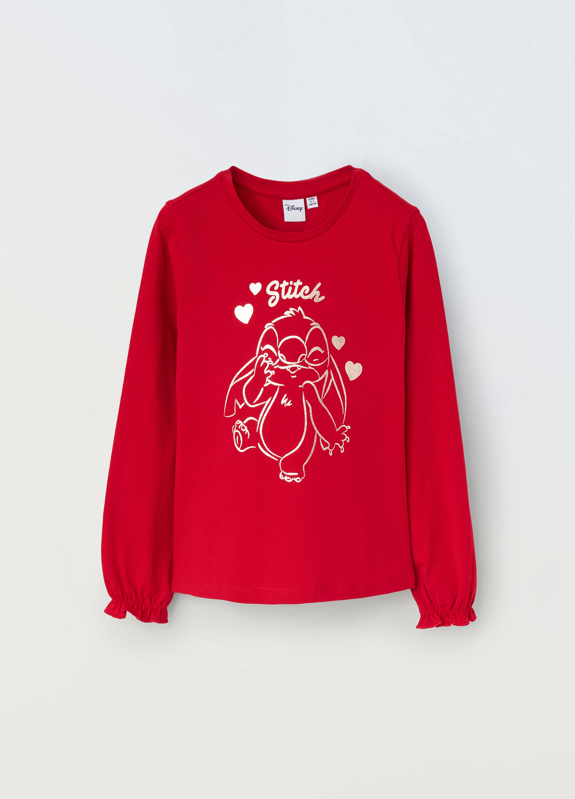 T-shirt in cotone stretch bambina_0