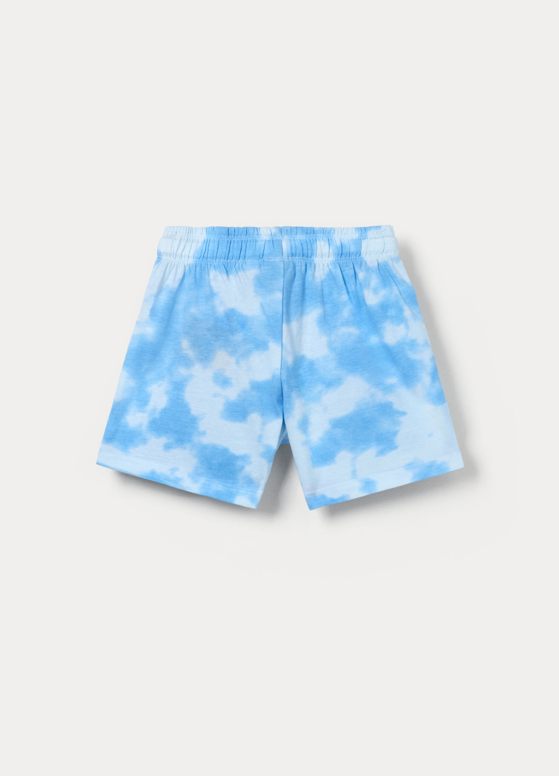 Shorts in jersey di puro cotone bambina_1