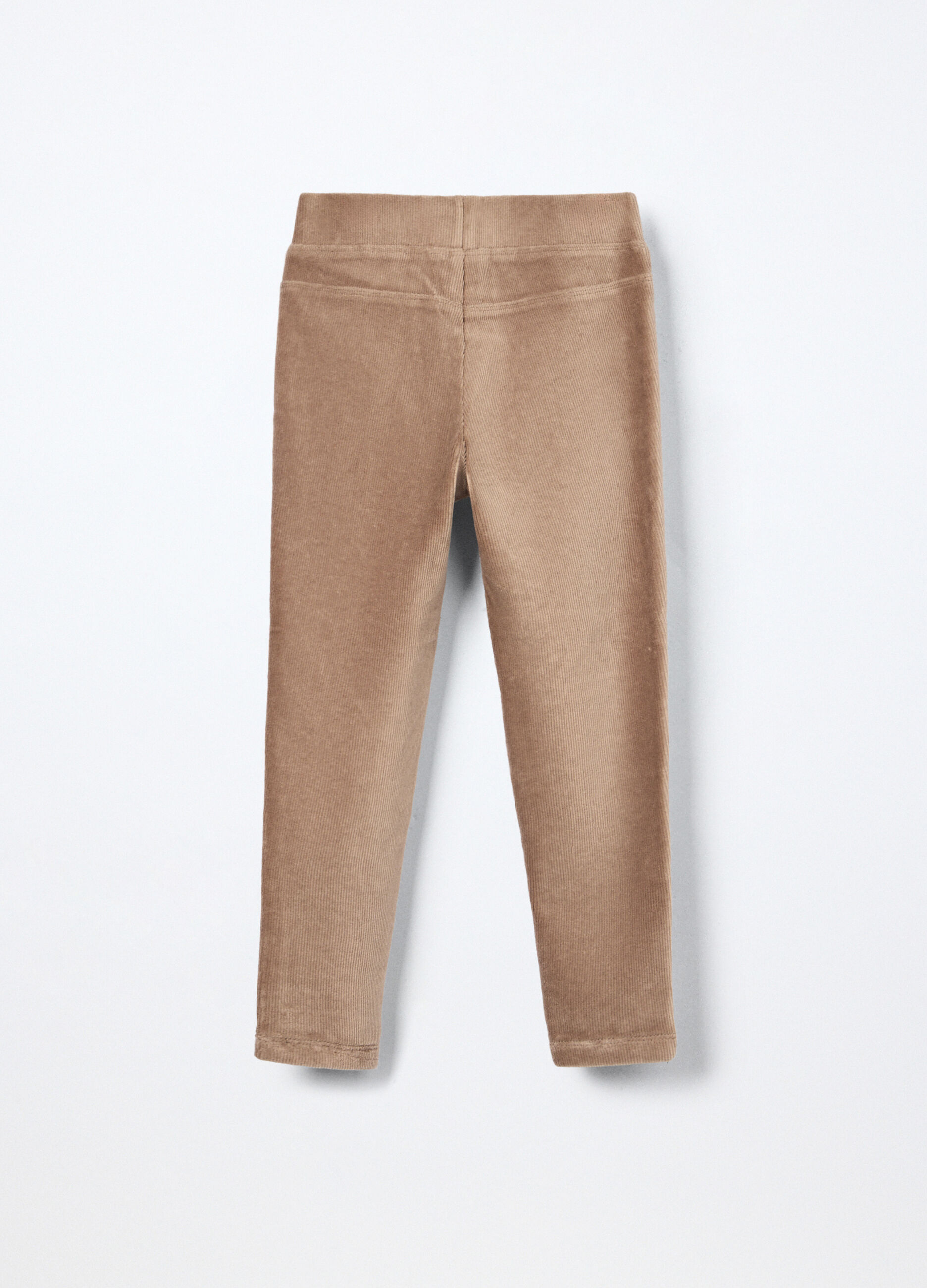 Treggings in costina velour bambina_1
