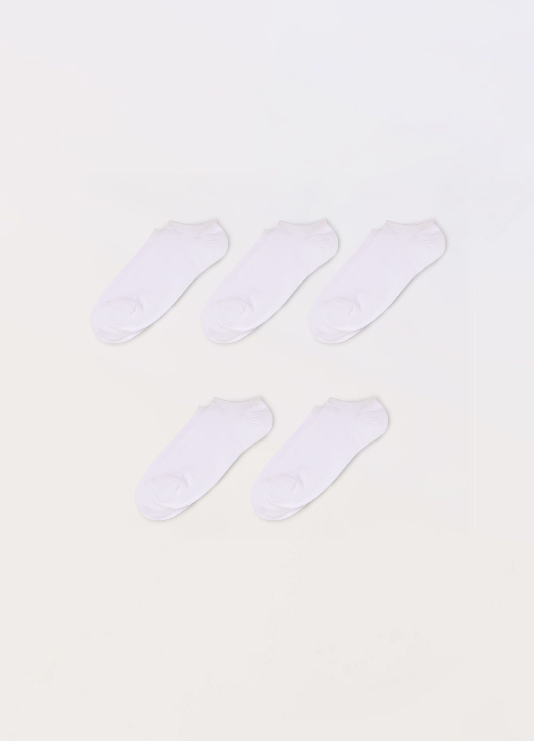 5 pack calzini sneaker in cotone stretch uomo_0