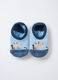 Scarpine in spugna misto cotone stretch neonato_0