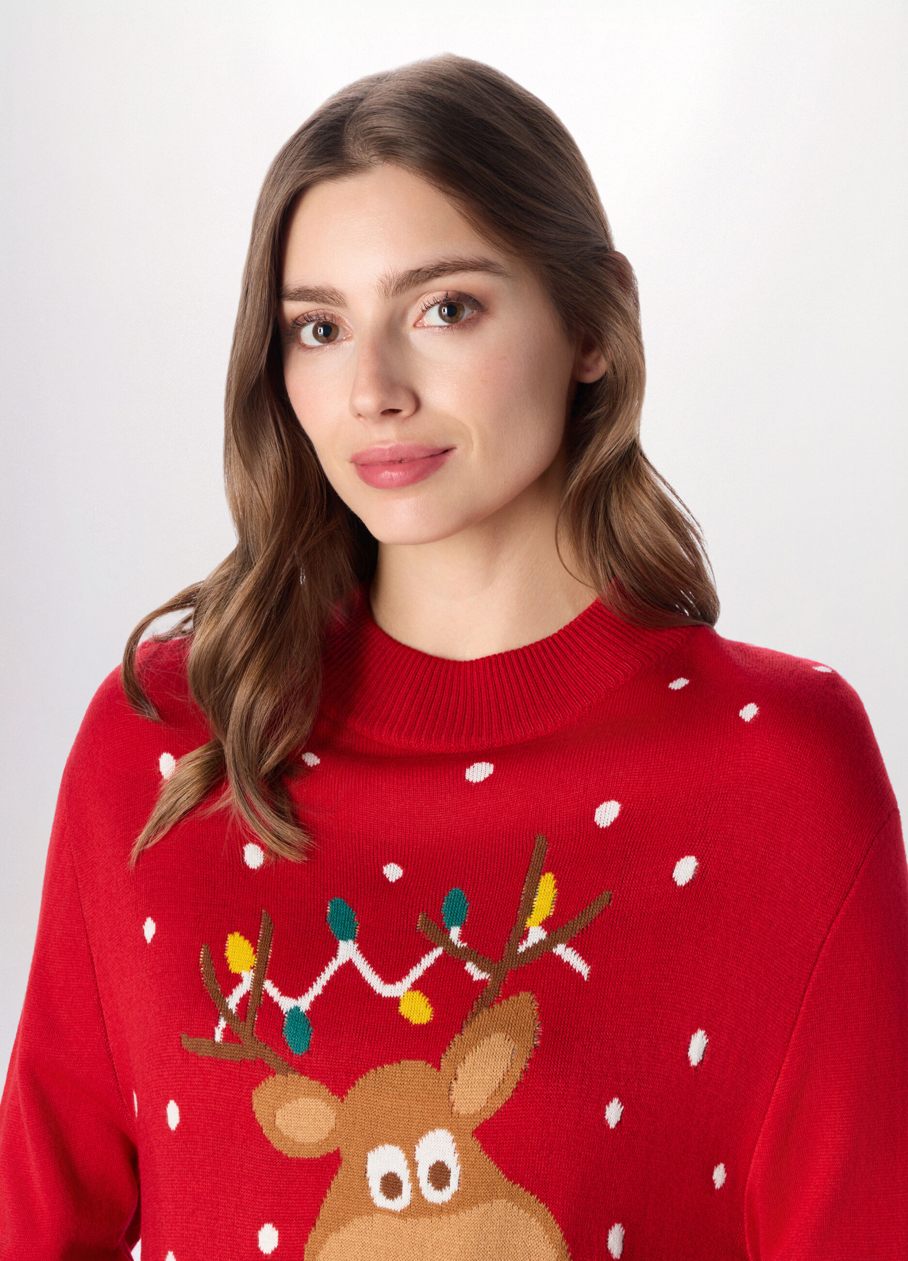 Tricot con pon pom donna_2