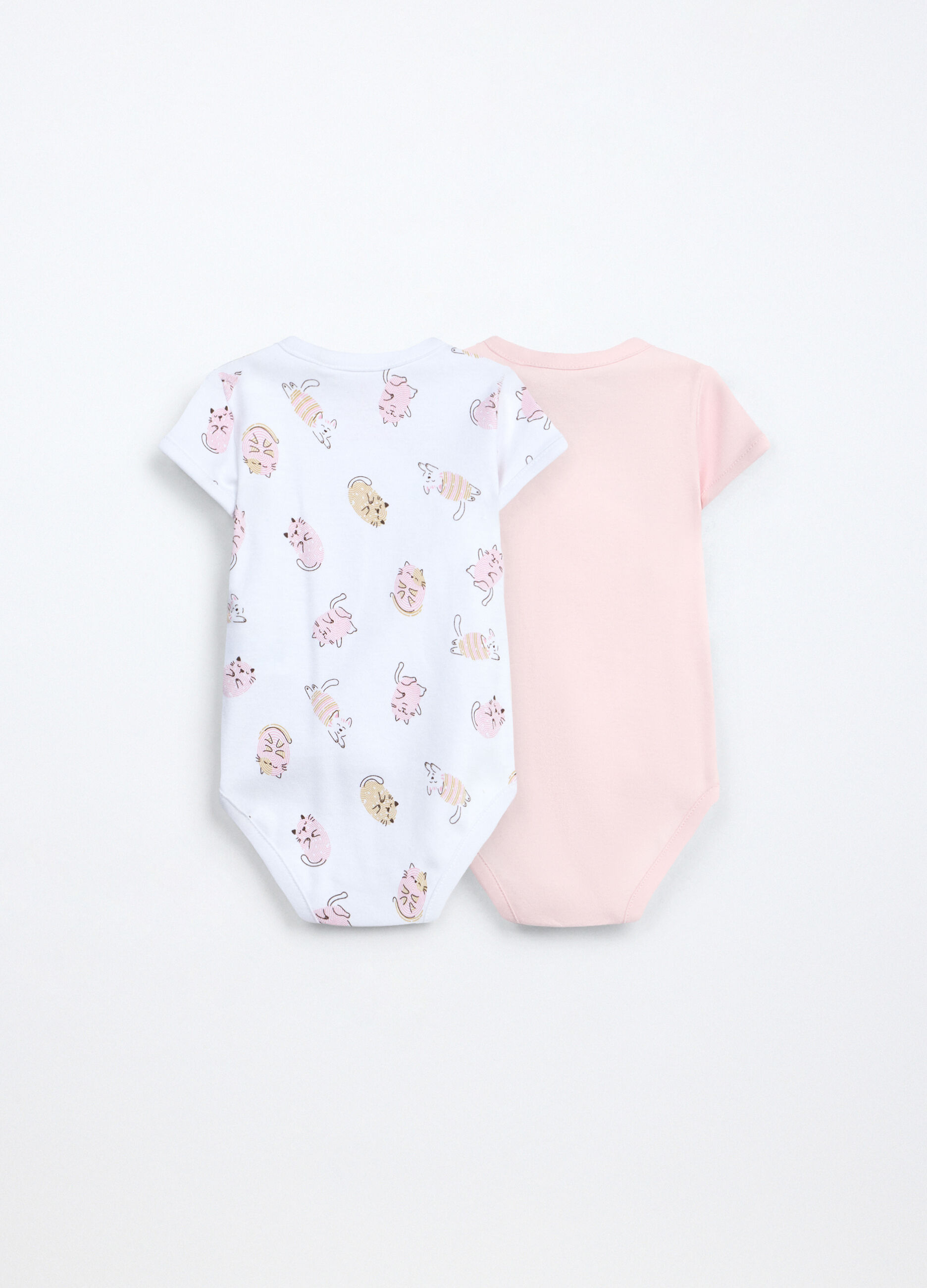 Pack 2 body in interlock di puro cotone neonata_1