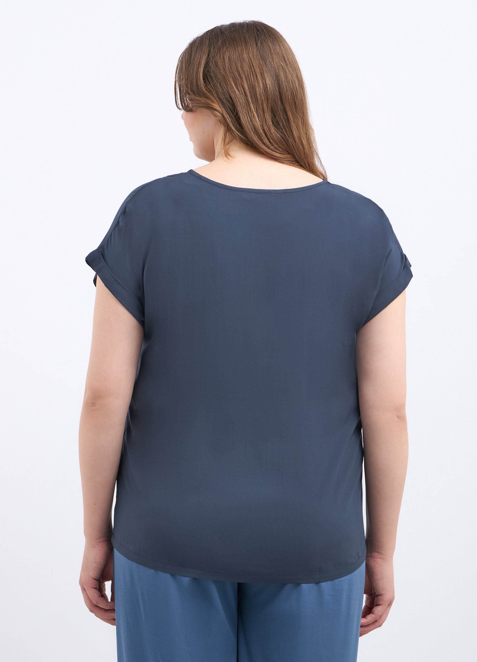 Blusa in pura viscosa donna curvy_1
