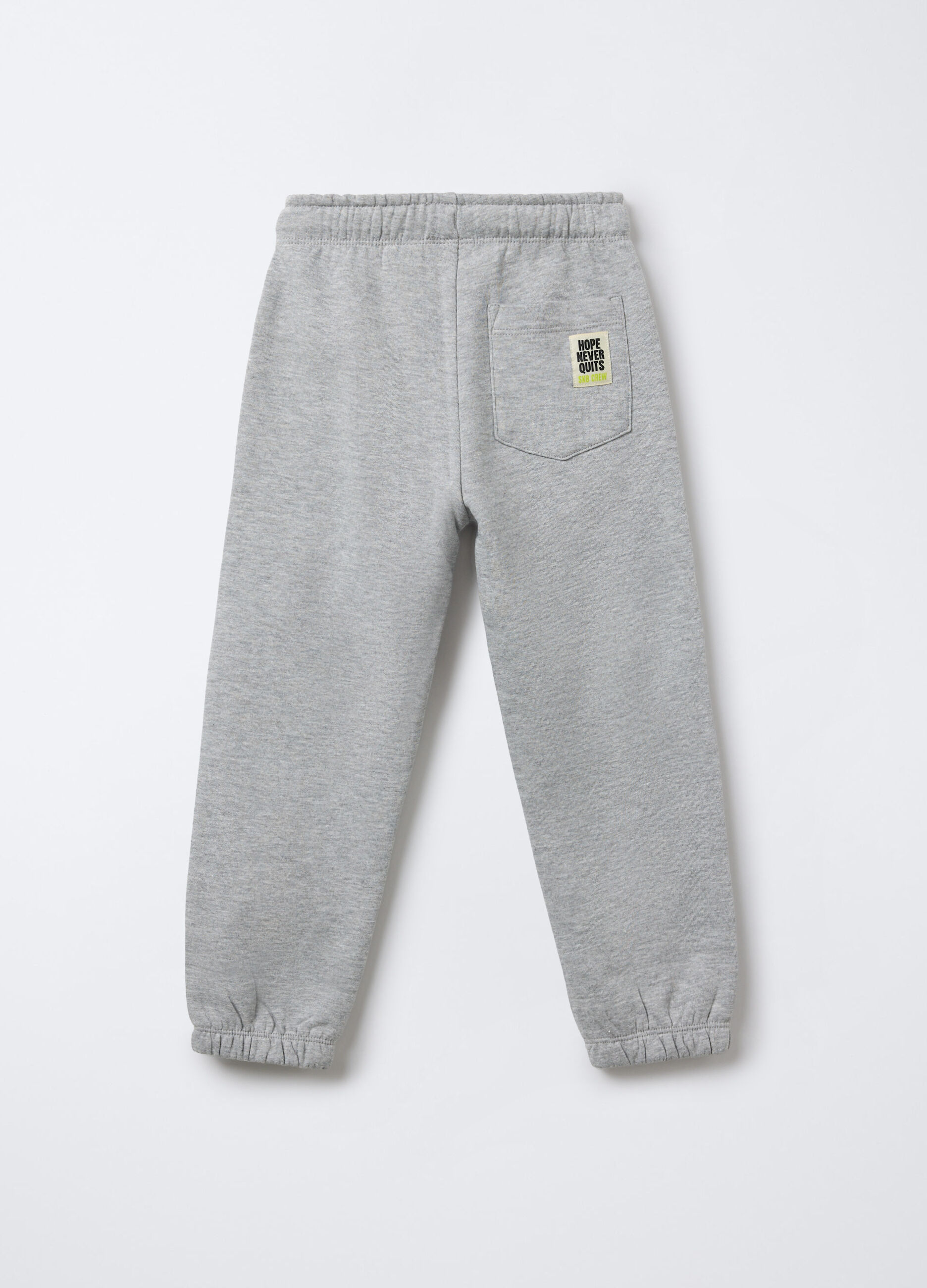 Jogger in felpa di puro cotone Regular Fit bambino_1