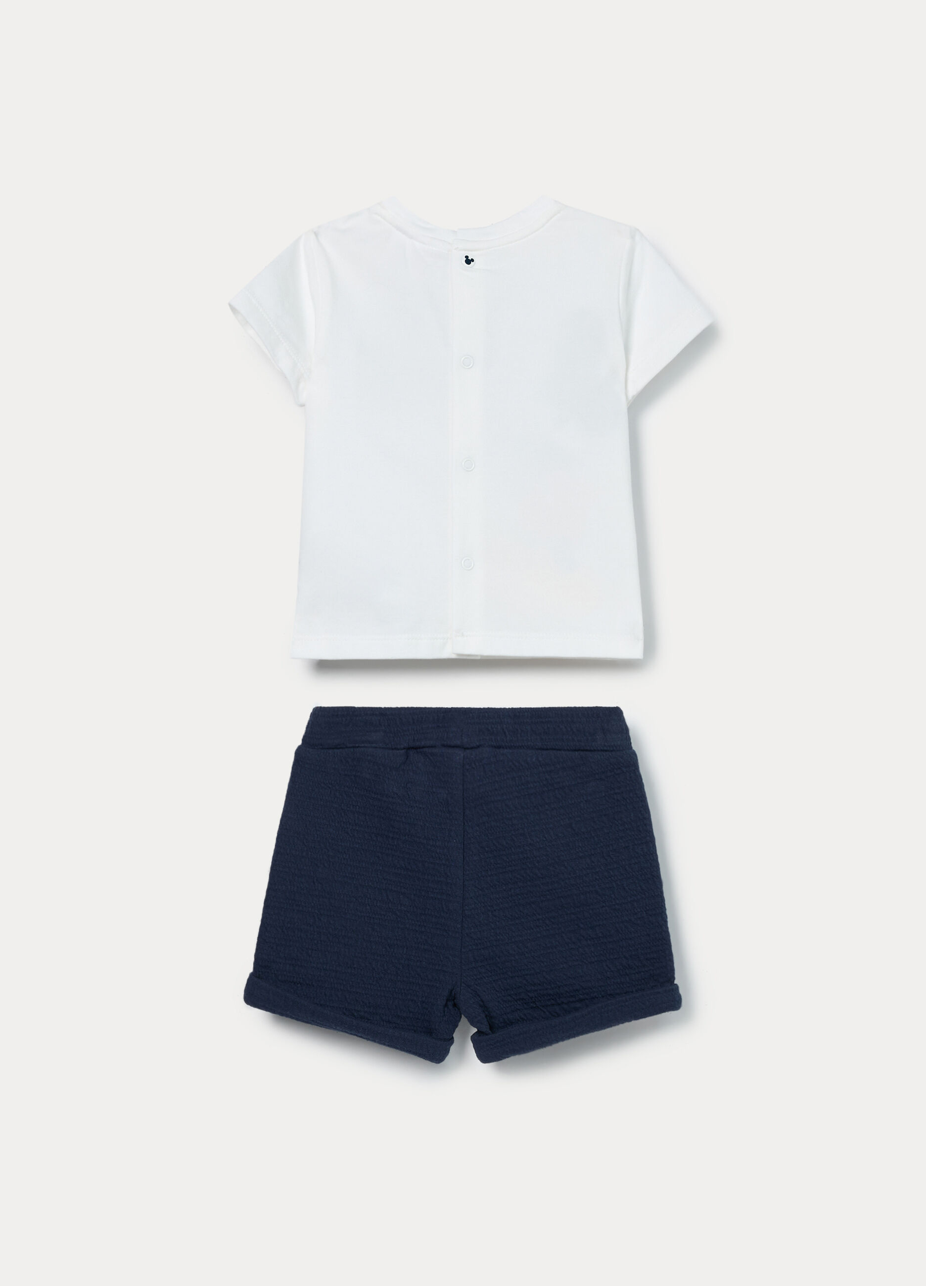 Set Disney in punto Milano misto cotone neonato_1