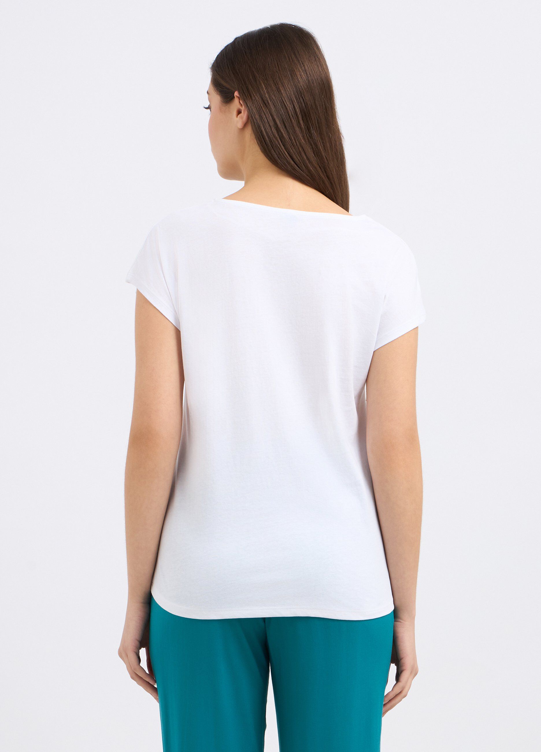 T-shirt in puro cotone donna_1