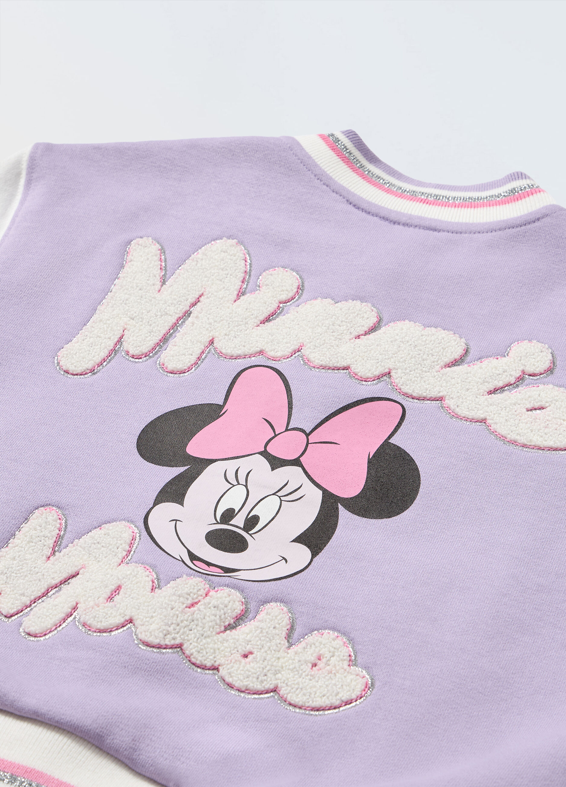 Giacca varsity in misto cotone bambina_1