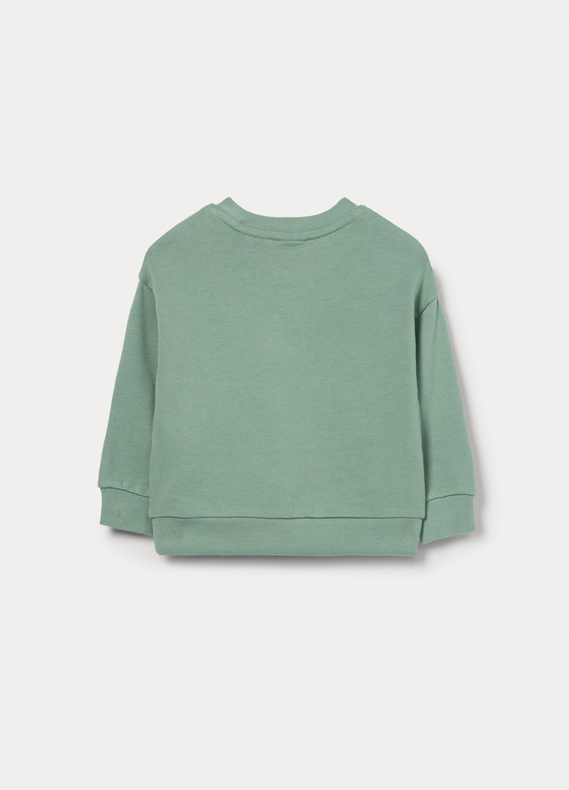 Felpa in french terry di puro cotone bimbo_0