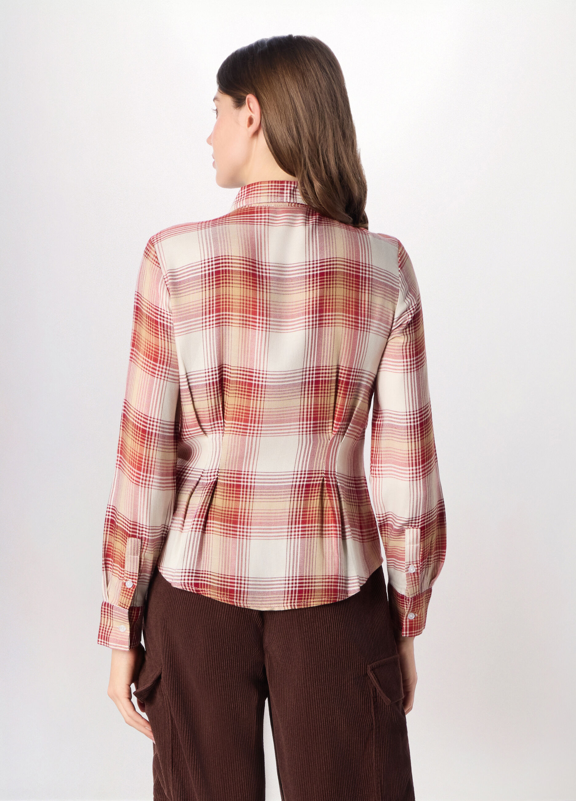 Camicia in flanella di pura viscosa donna_1