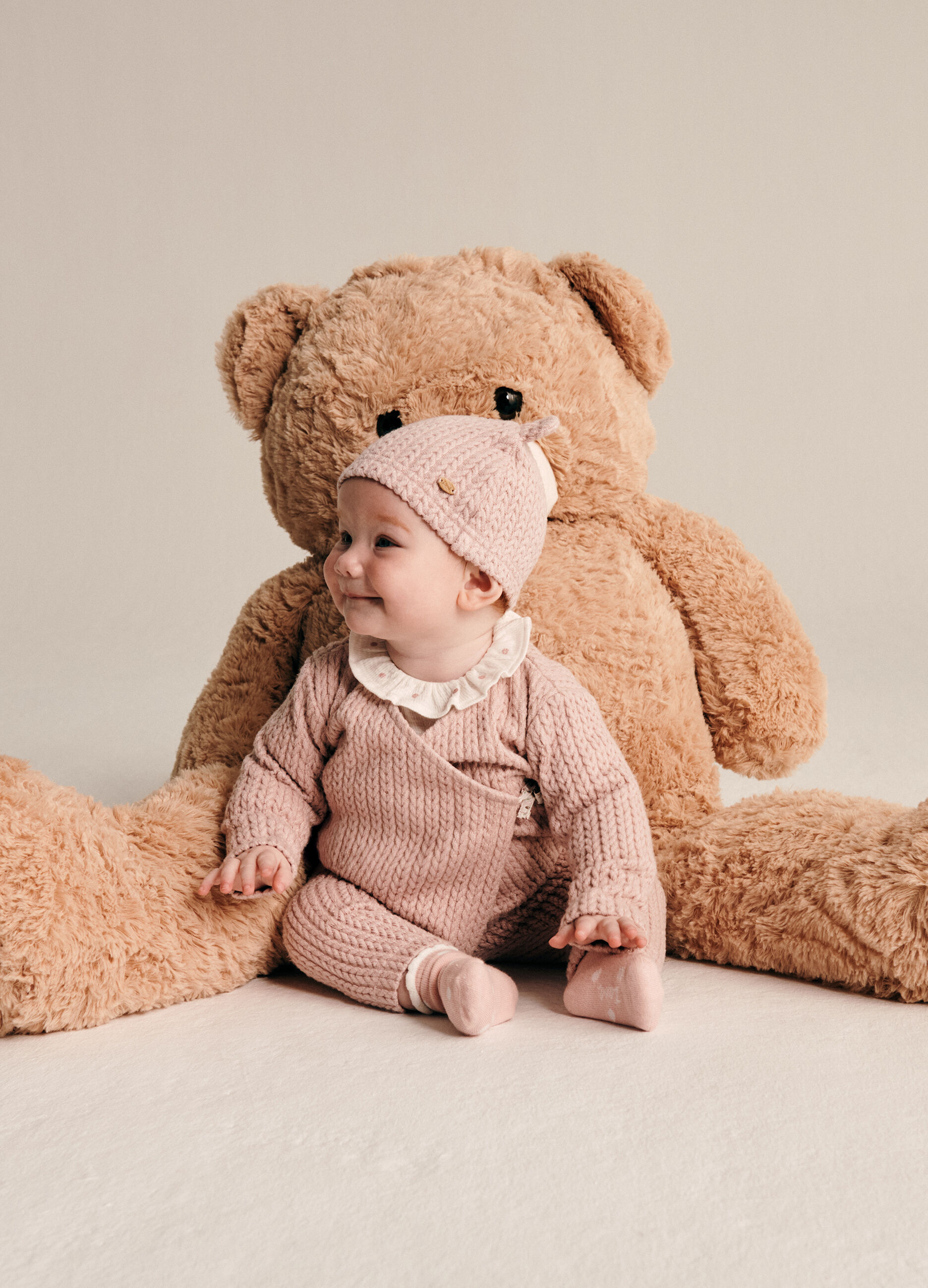 Set neonati rosa con maglia e pantaloni_0