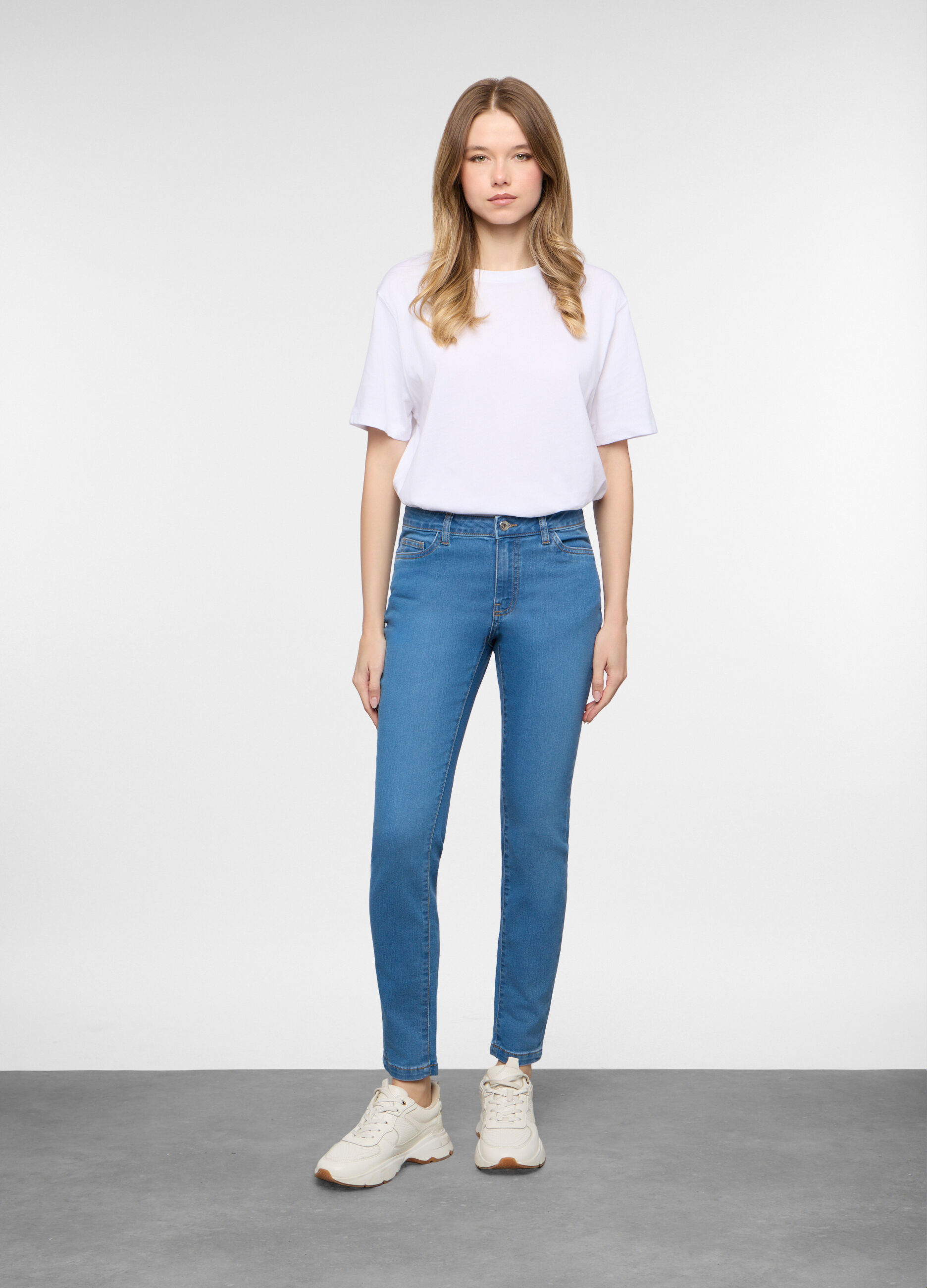 5 Tasche fit Skinny in denim stretch donna_0