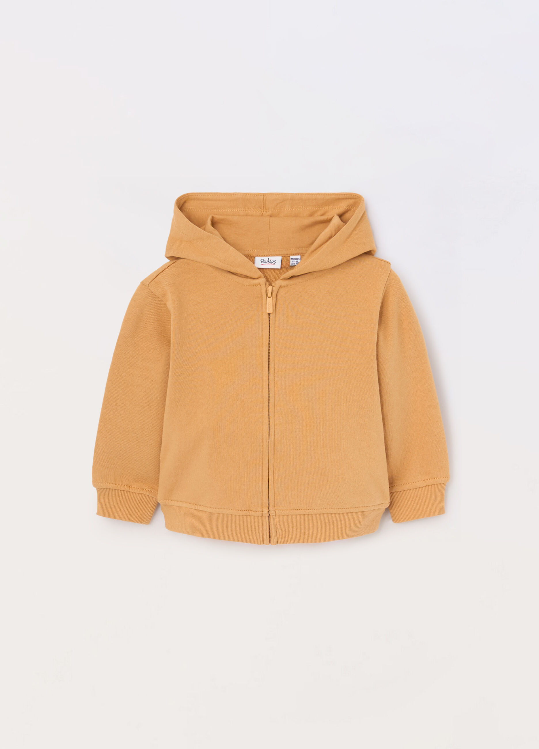 Felpa in french terry di puro cotone neonato_0