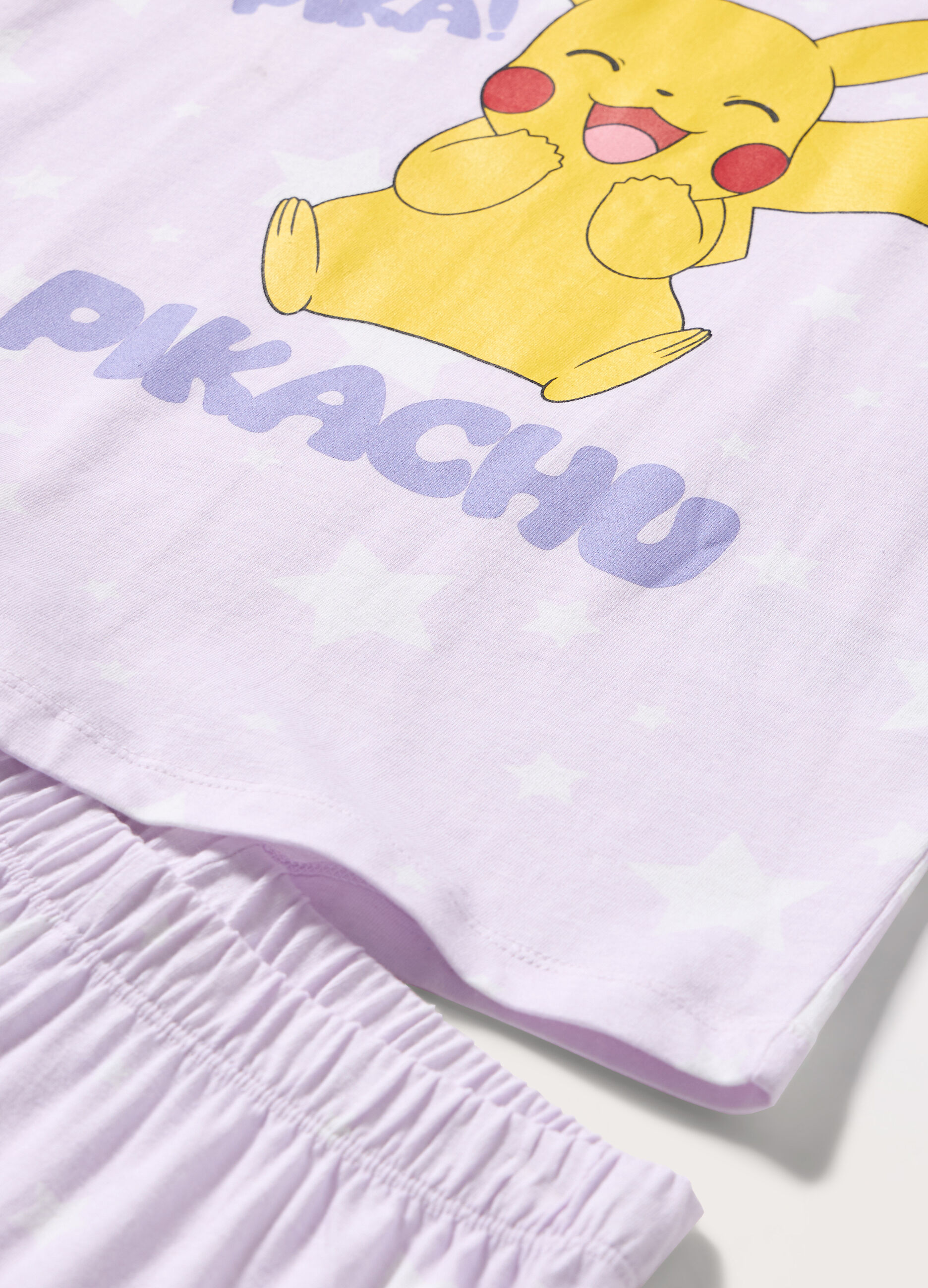 Pigiama lungo in jersey di puro cotone bambina_1