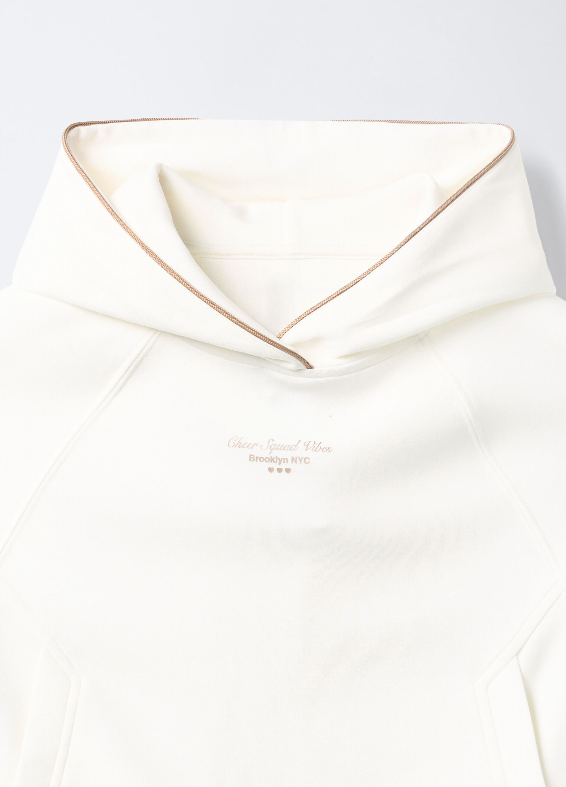 Felpa con cappuccio misto modal stretch ragazza_2