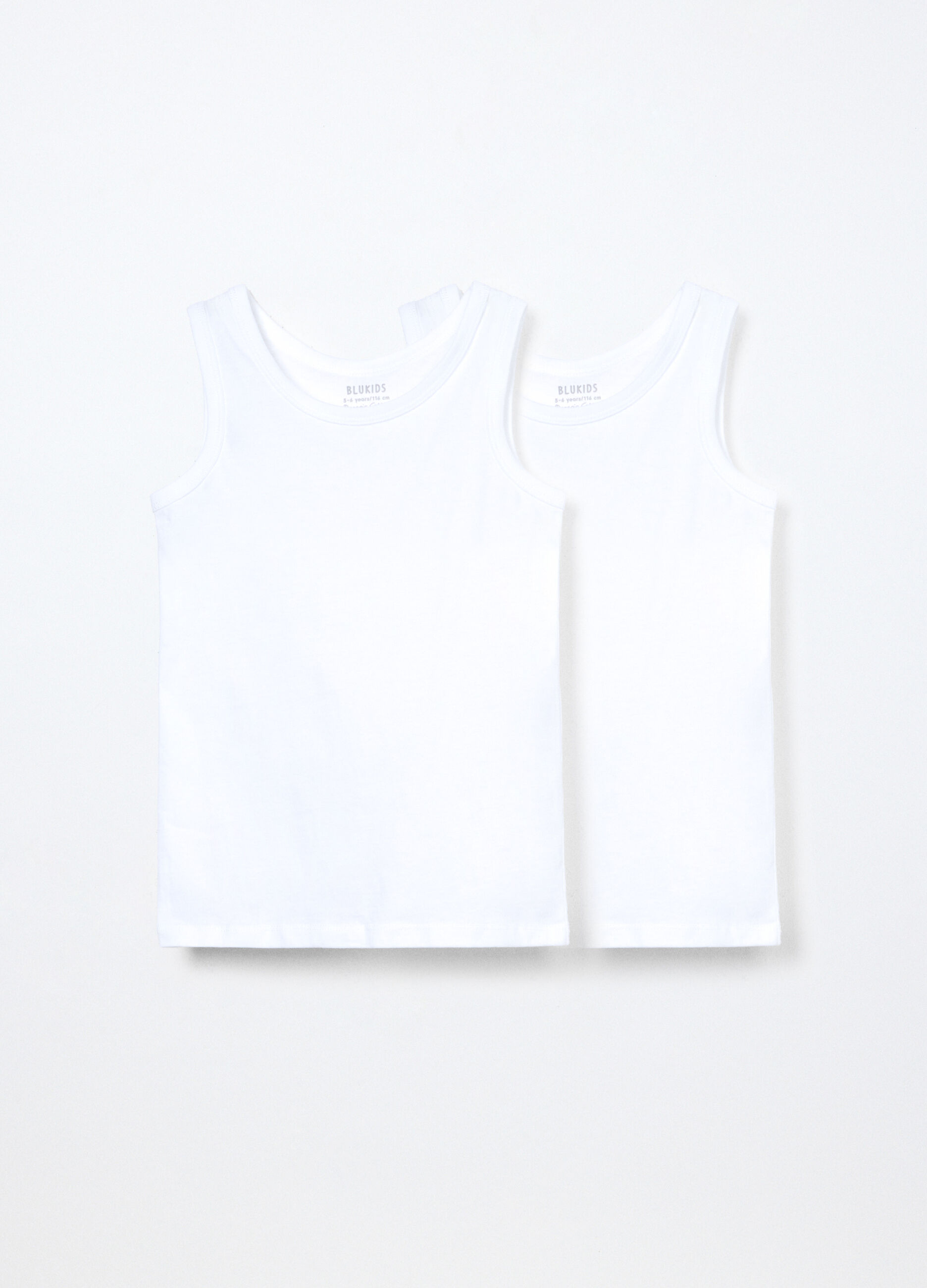 Pack 2 canotte in puro cotone bambino_0