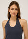Abito corto in jersey di cotone stretch donna_2