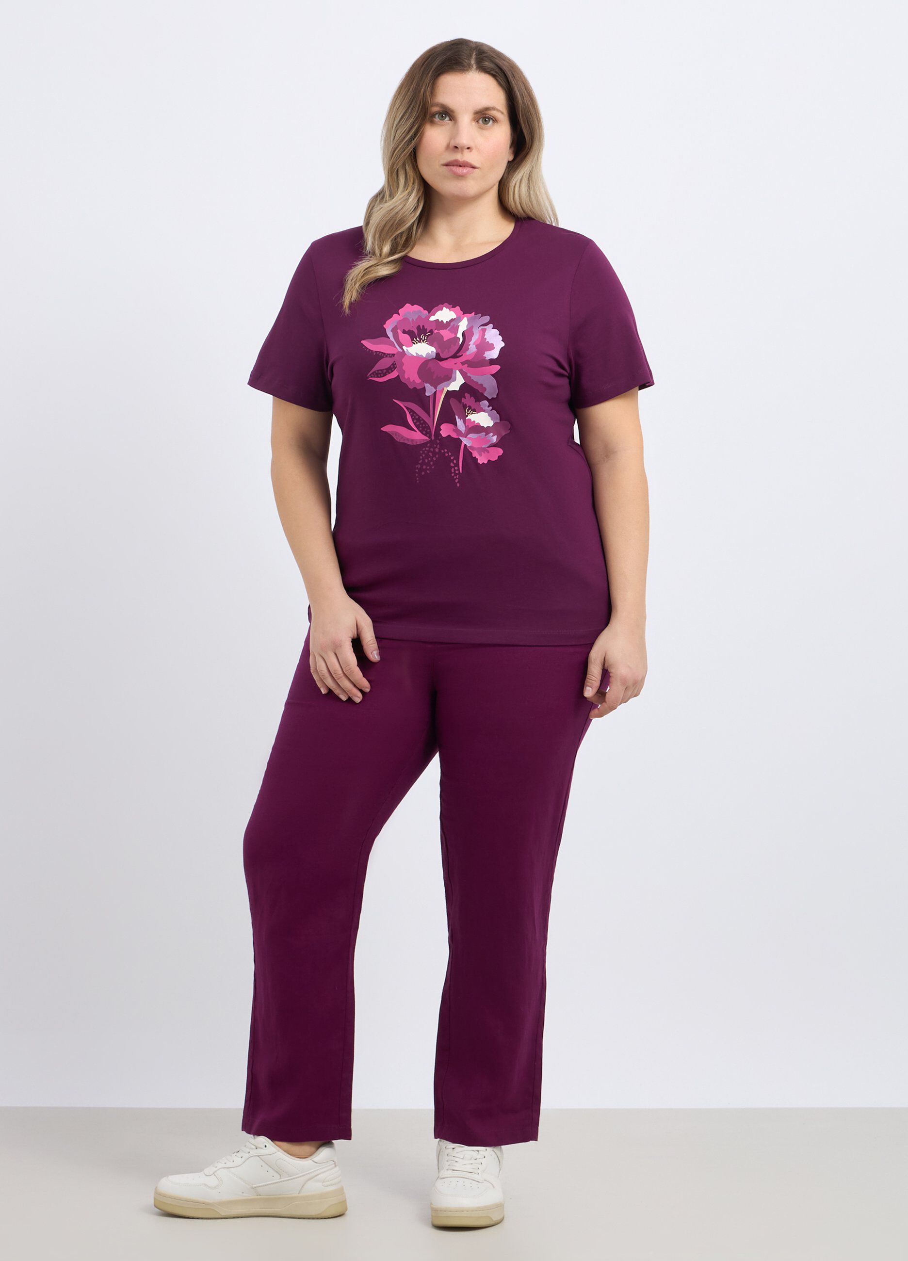 Pantaloni in puro lino donna curvy_0