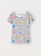 T-shirt in jersey di puro cotone bambina_0