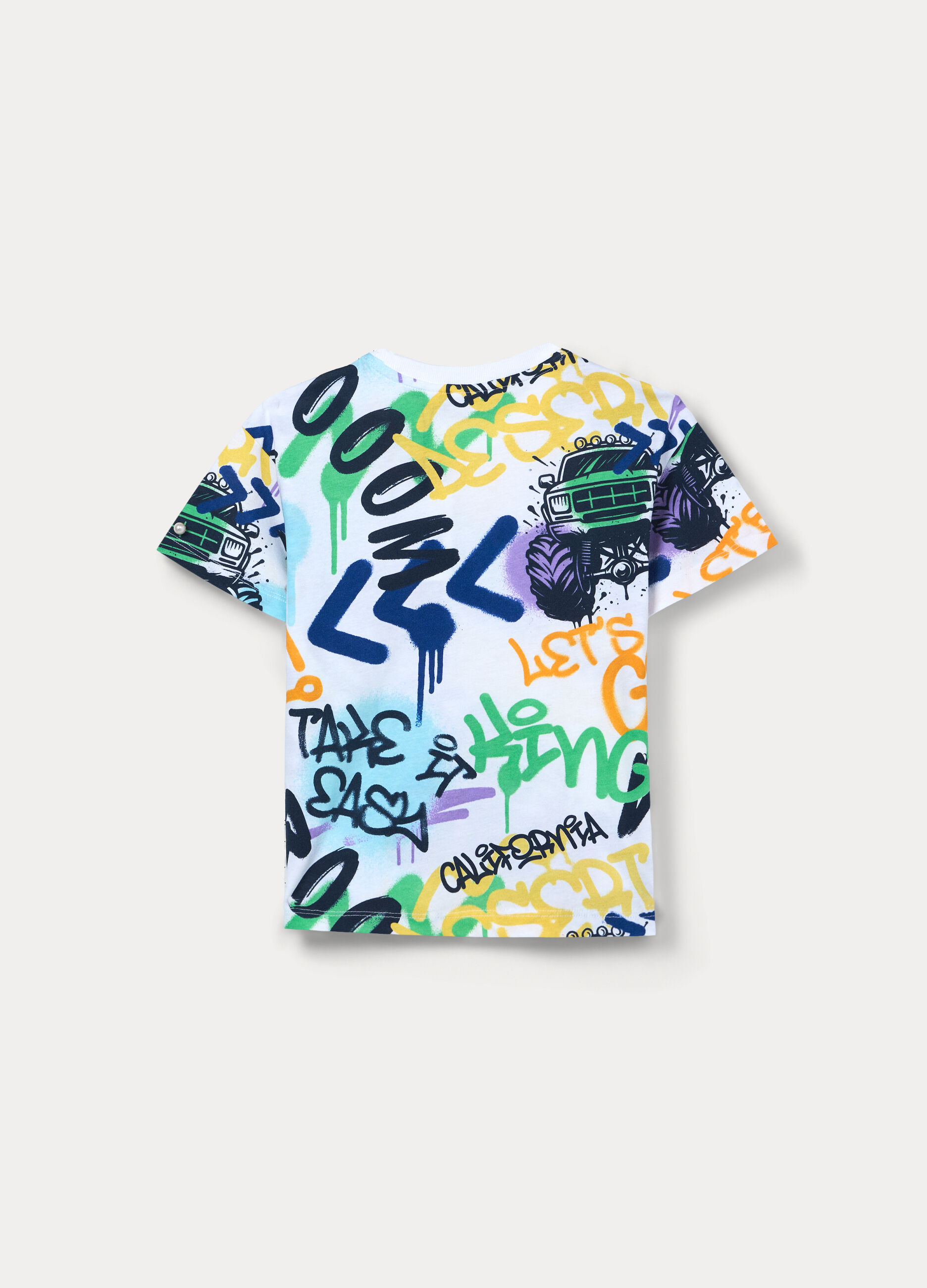 T-shirt in jersey di puro cotone bambino_1