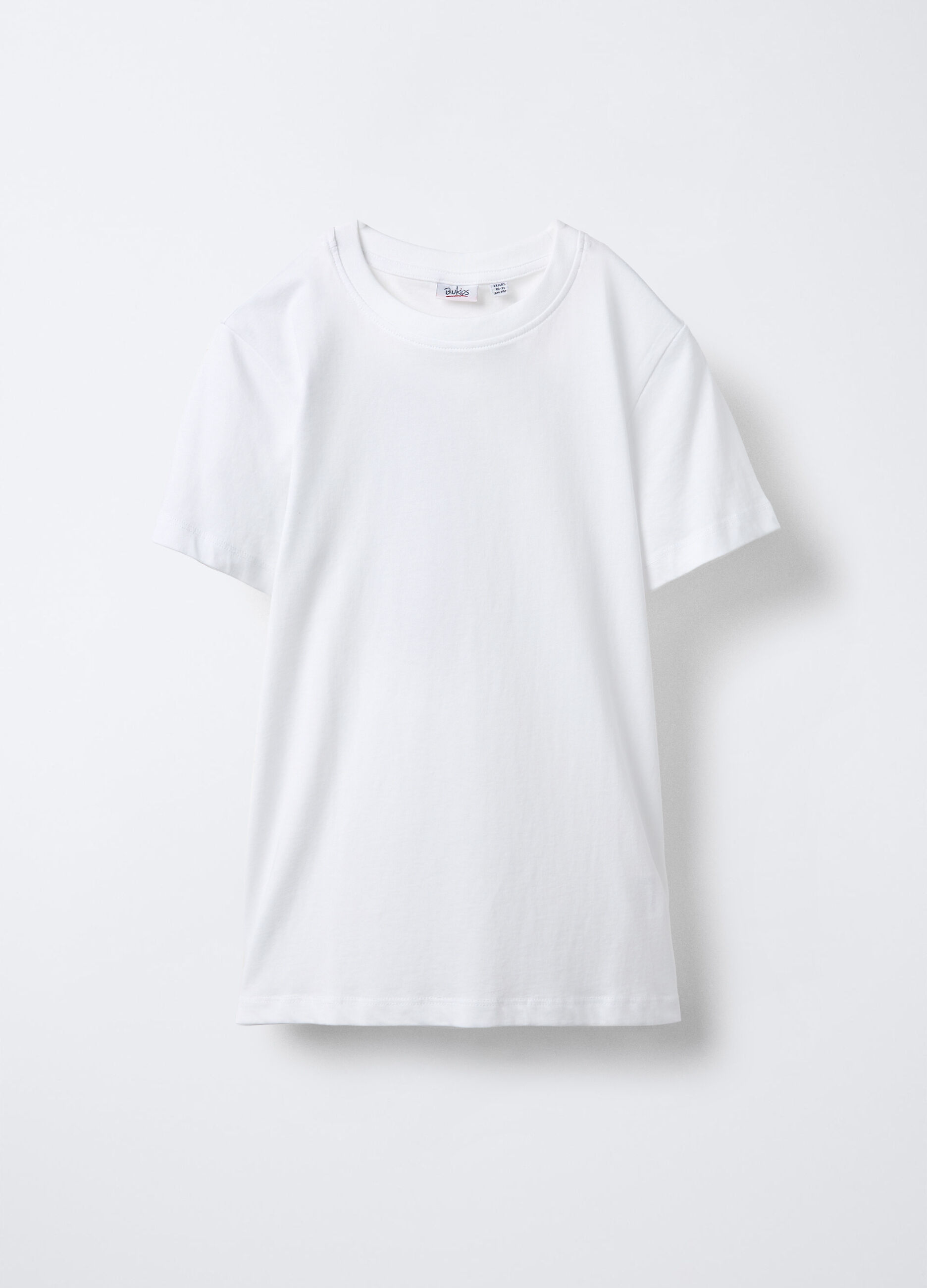 T-shirt girocollo in jersey di puro cotone ragazzo_0