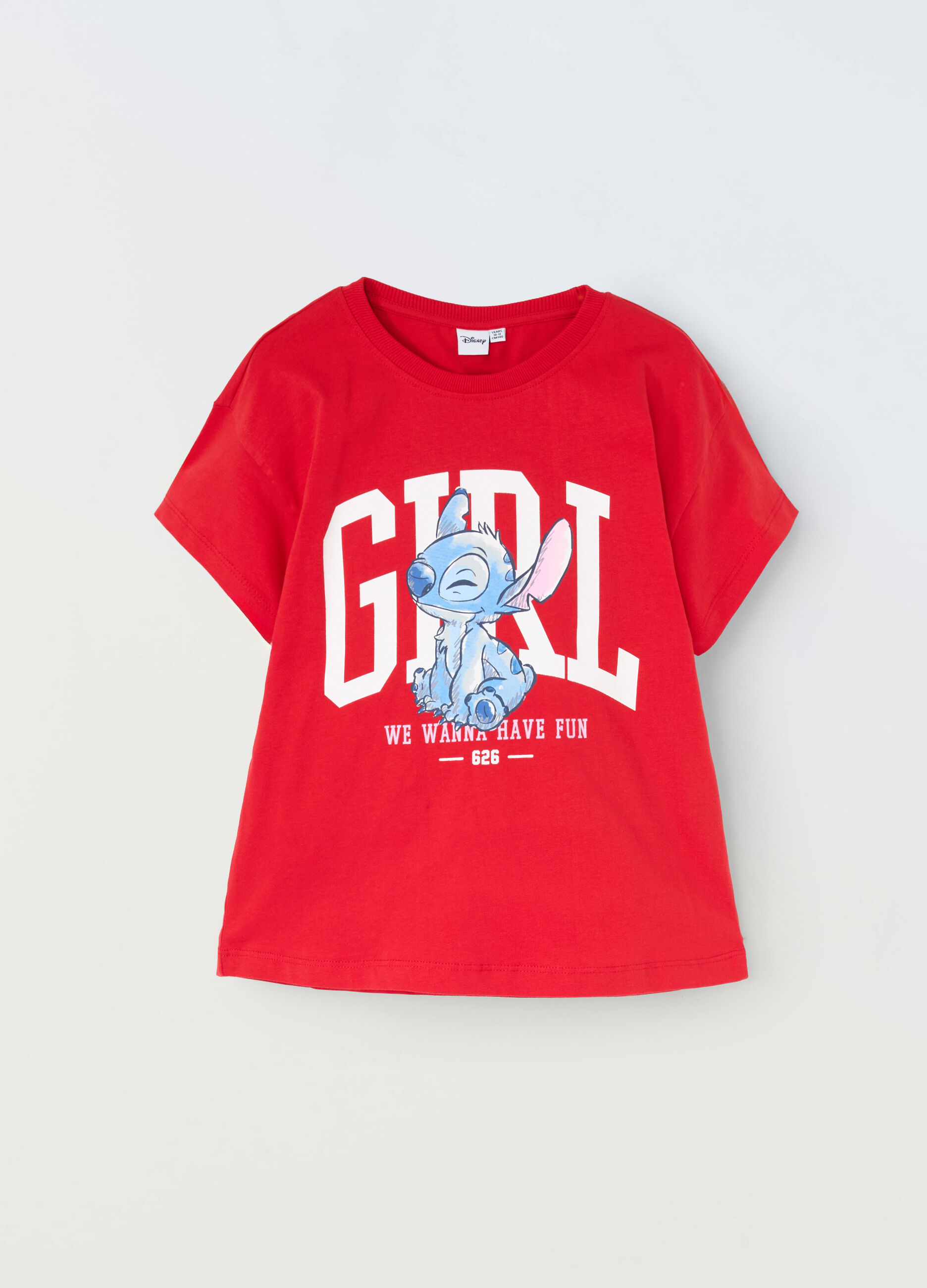 T-shirt in jersey di puro cotone ragazza_0