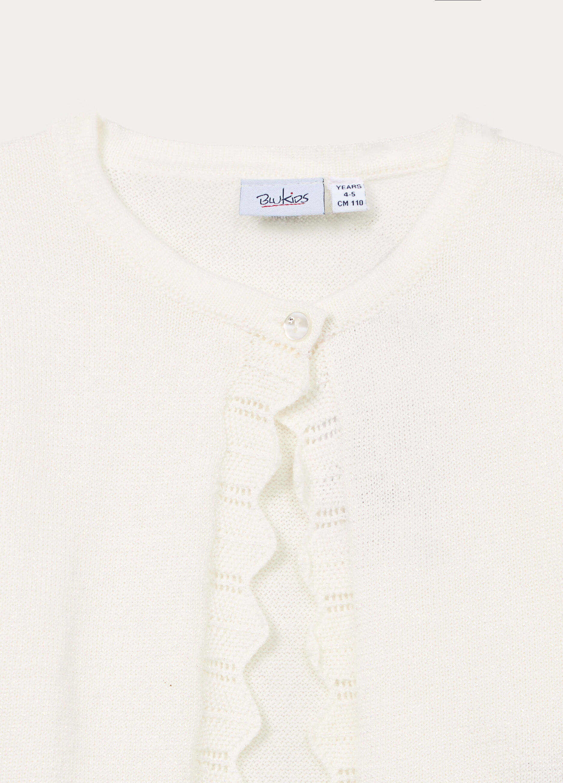 Cardigan operato misto cotone bambina_2