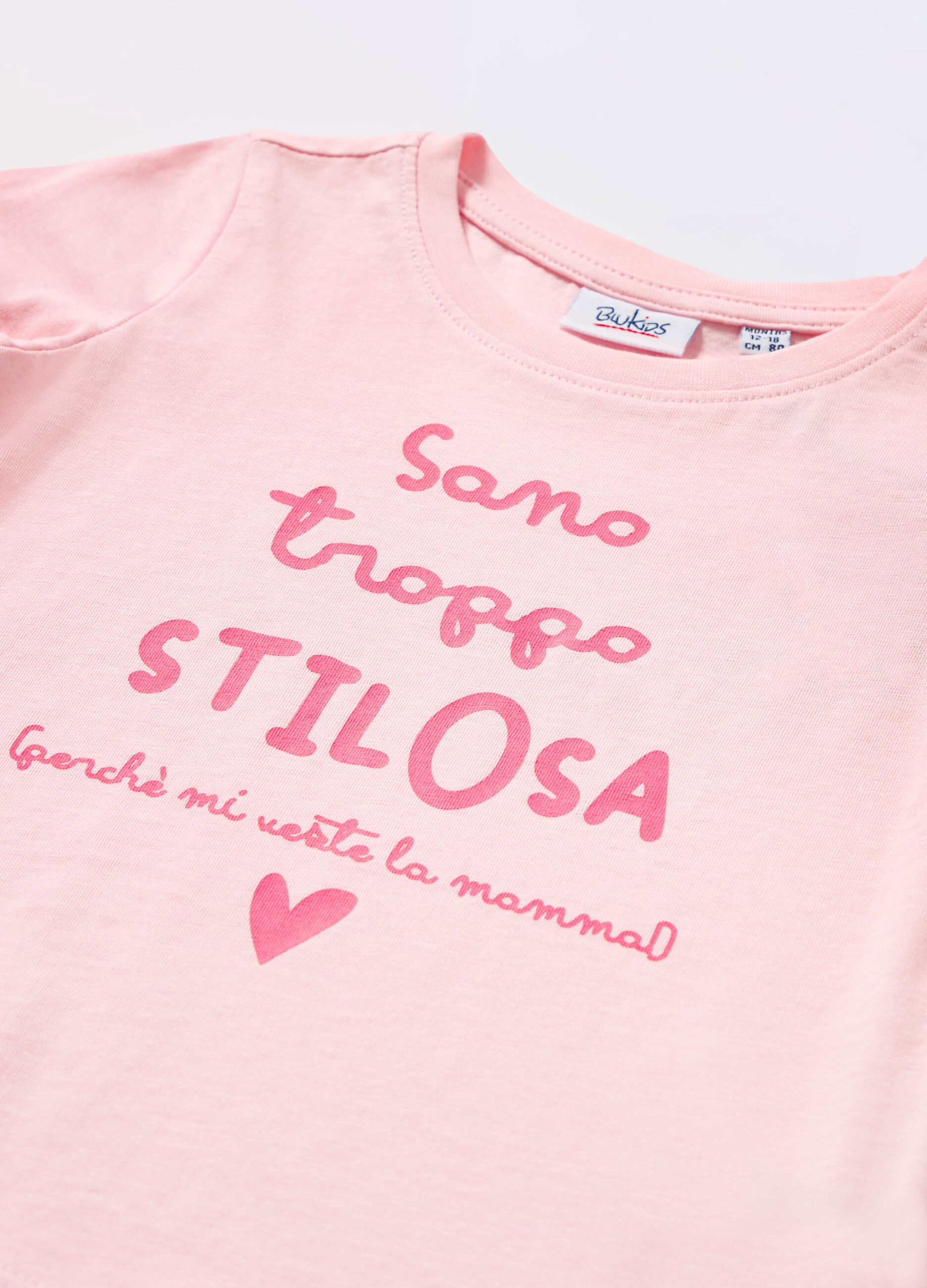 T-shirt in jersey di puro cotone neonata_1