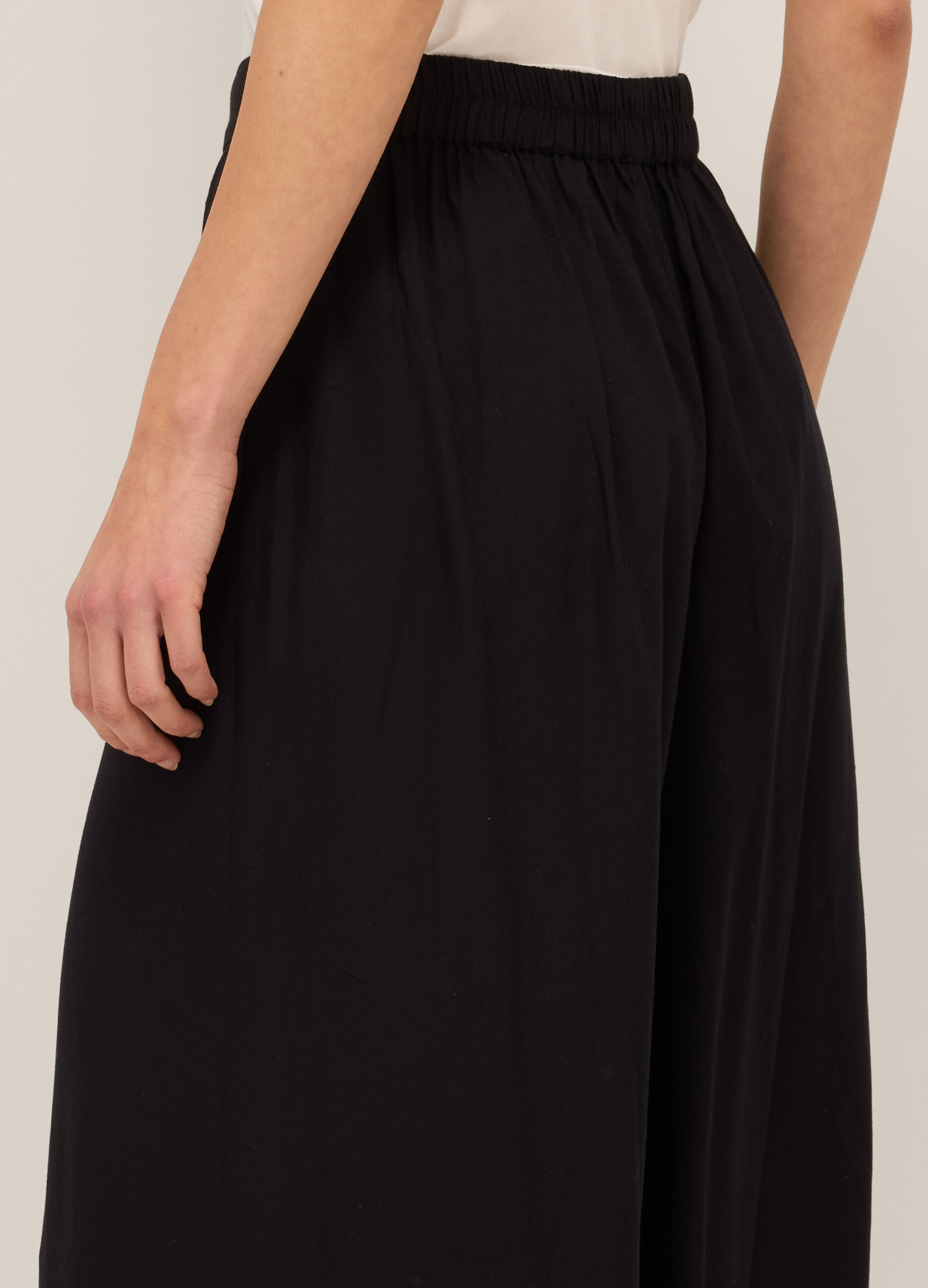 Gonna pantalone in pura viscosa donna_2