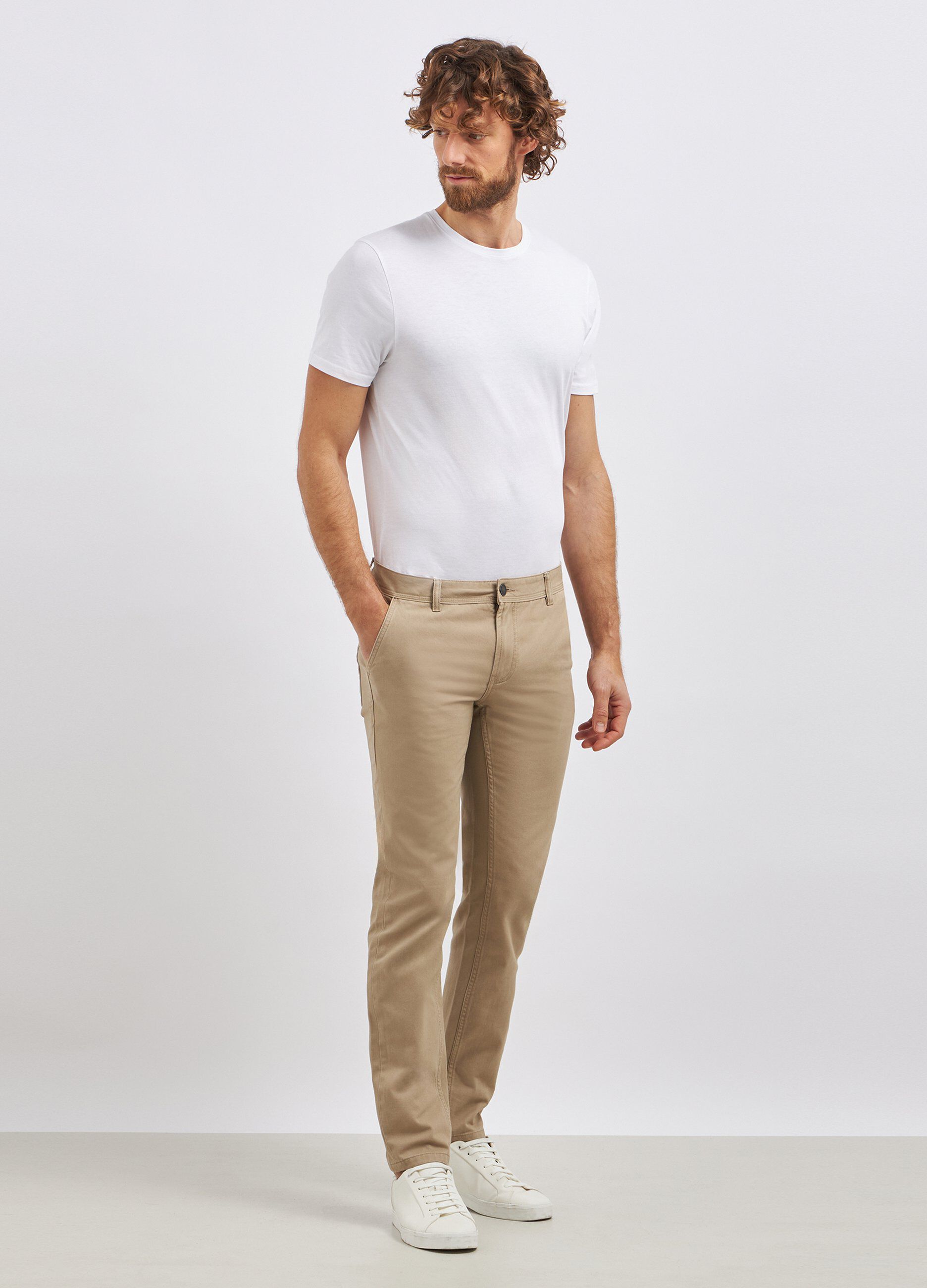 Pantaloni in puro cotone uomo_0
