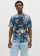 T-shirt standard fit con stampa uomo_0