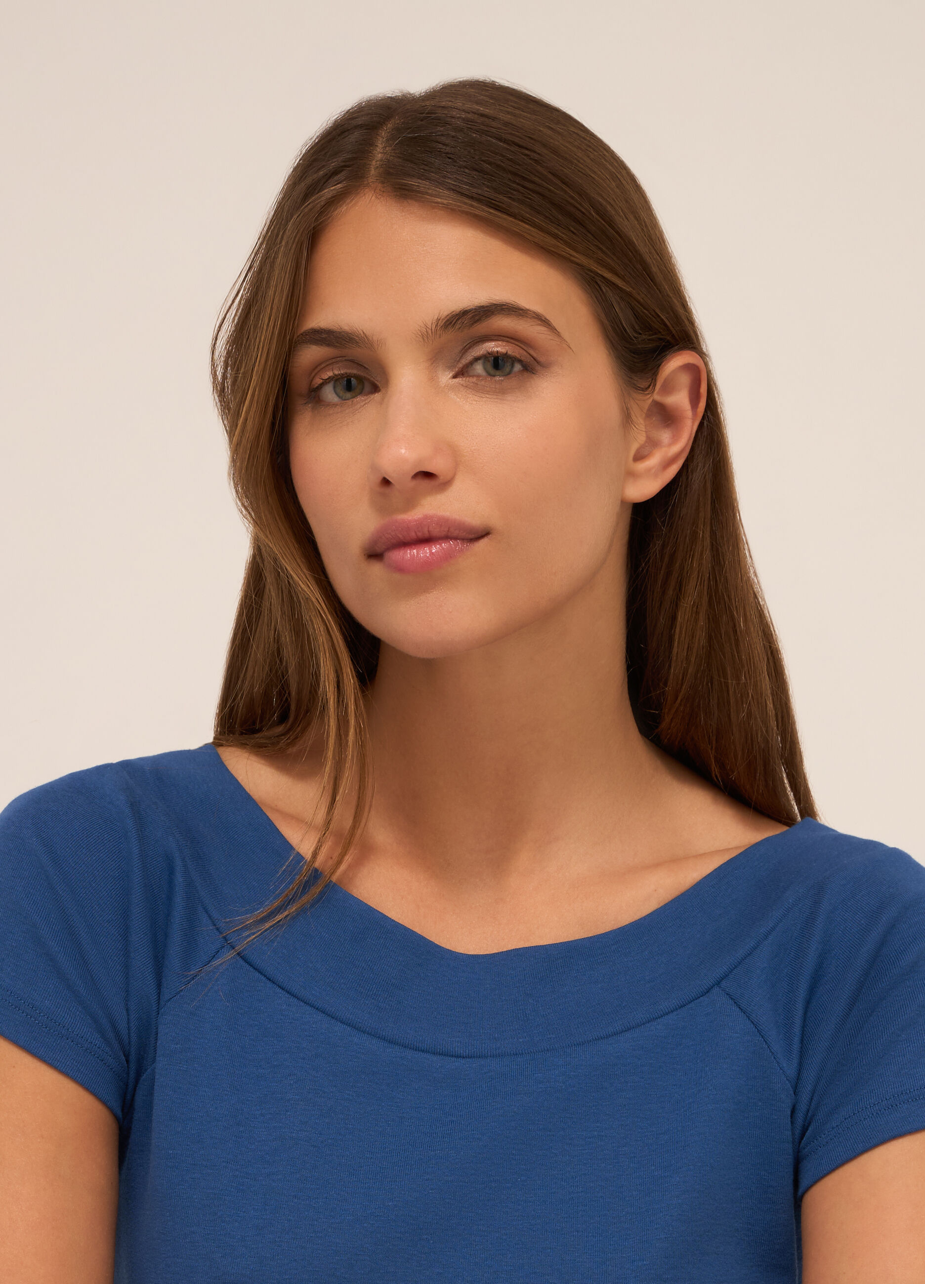 T-shirt in puro cotone donna_2