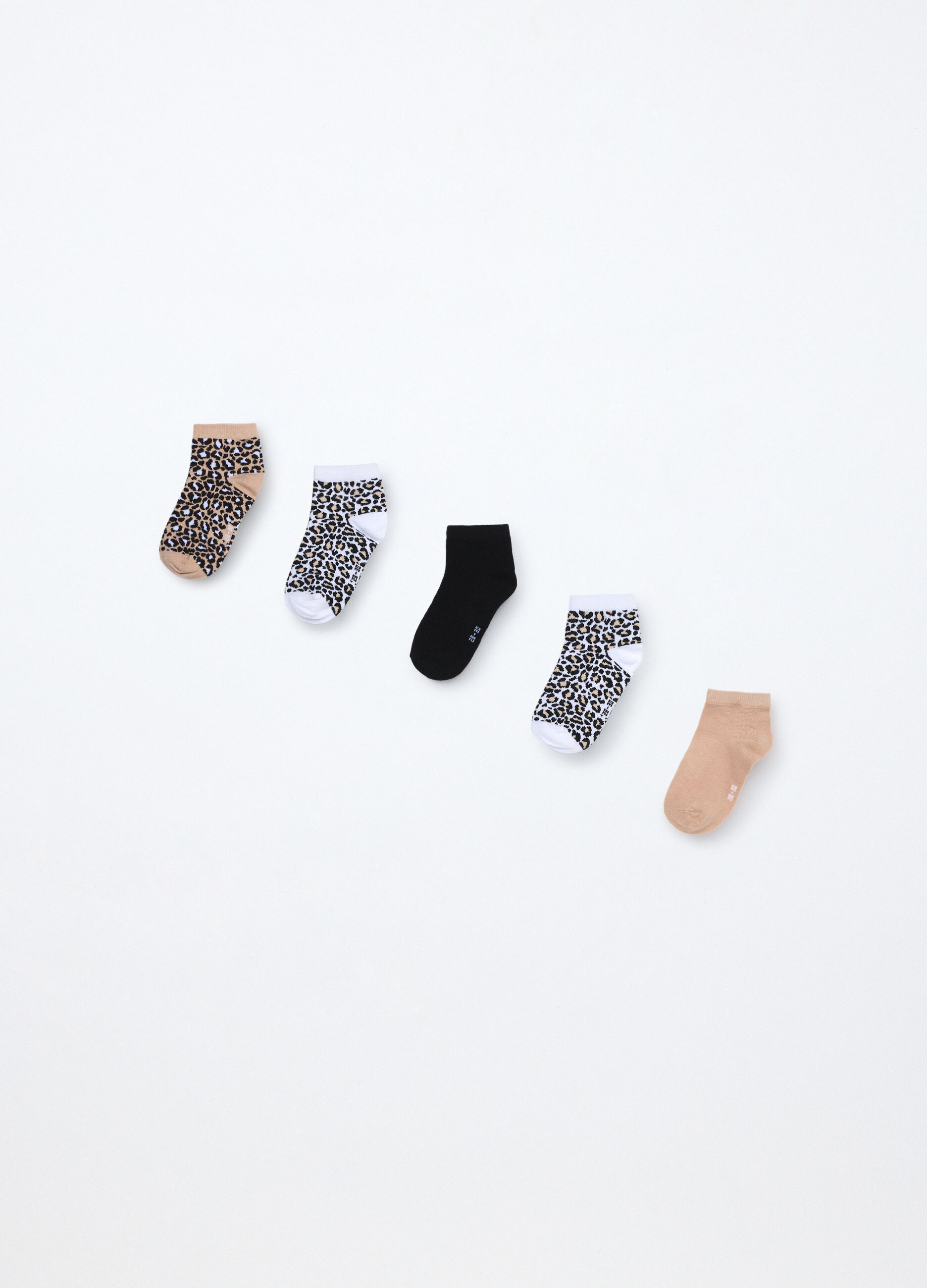 Pack 5 calze misto cotone bambina_1