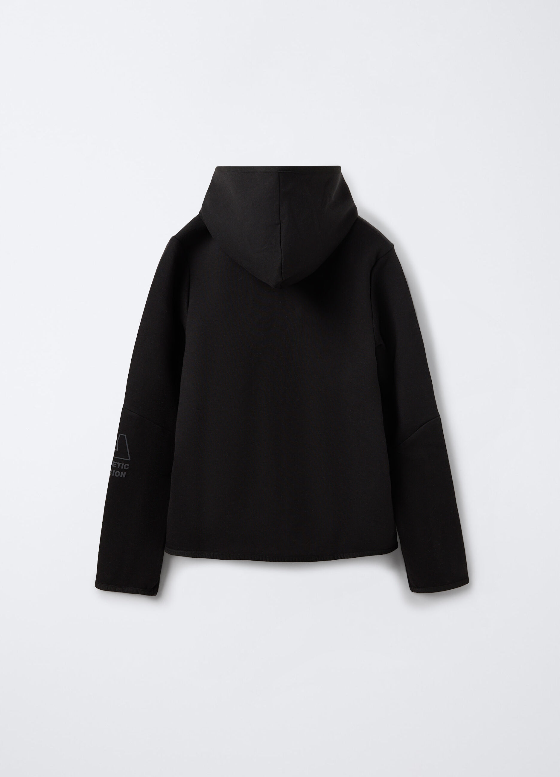 Felpa con cappuccio misto cotone stretch ragazzo_1