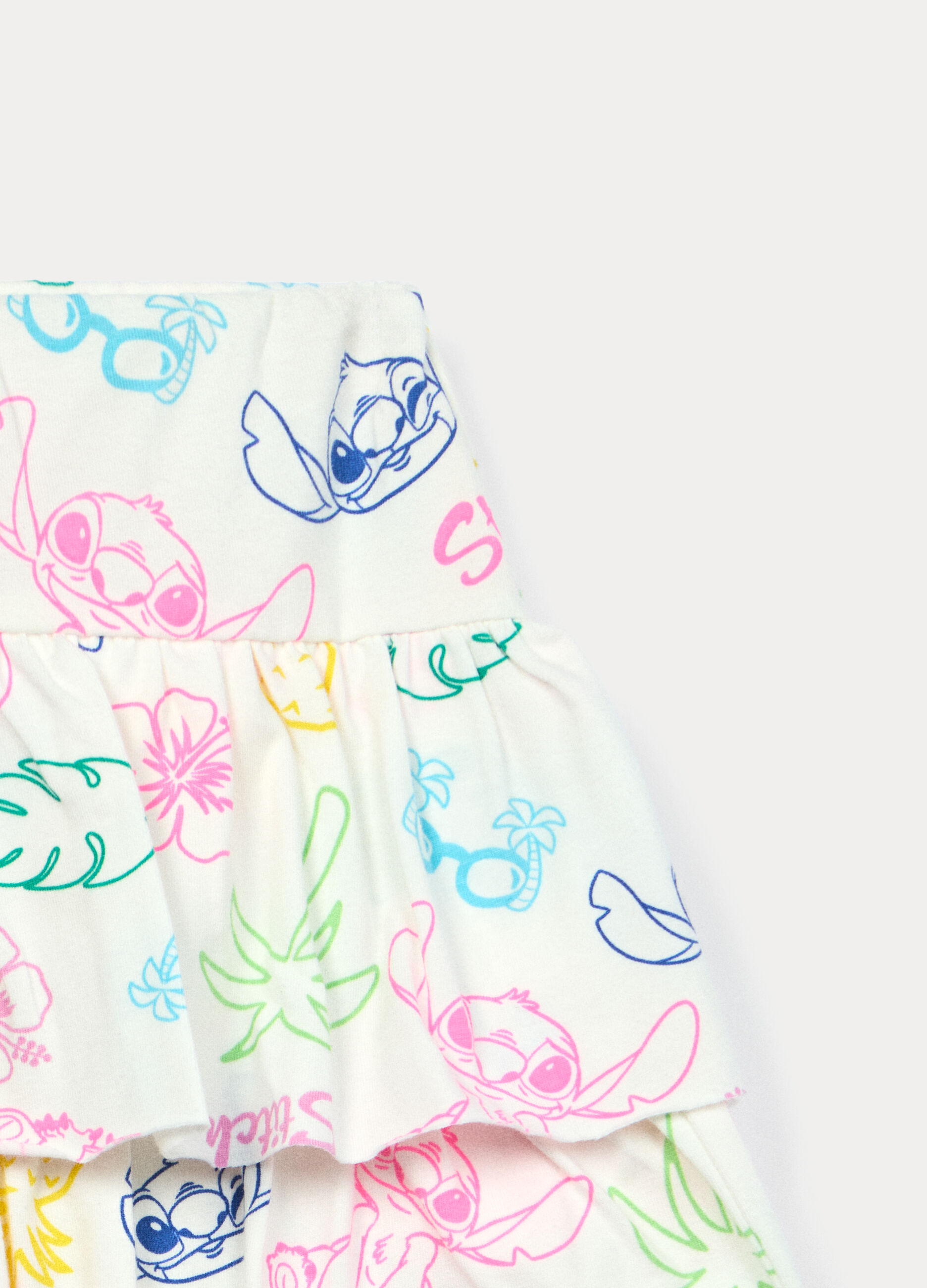 Gonna Stitch on jersey di cotone stretch bambina_2