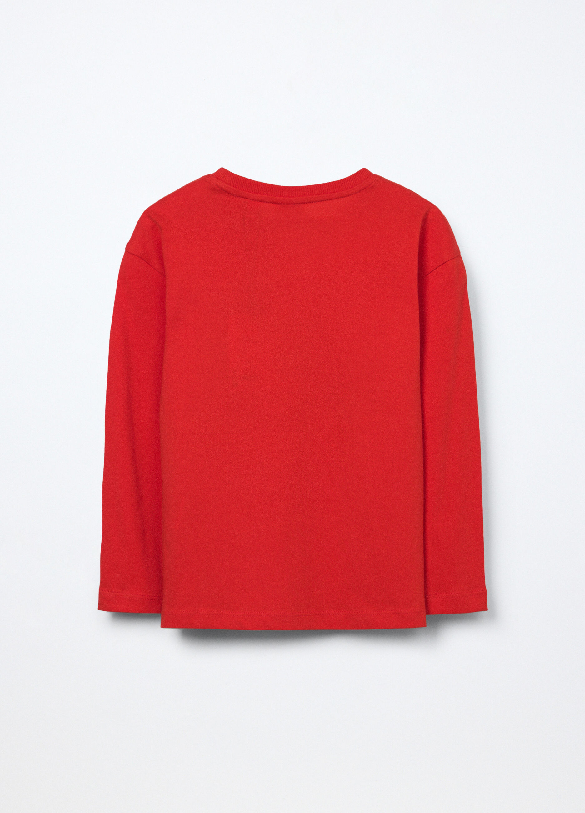 T-shirt a maniche lunghe in puro cotone jersey bambino_1